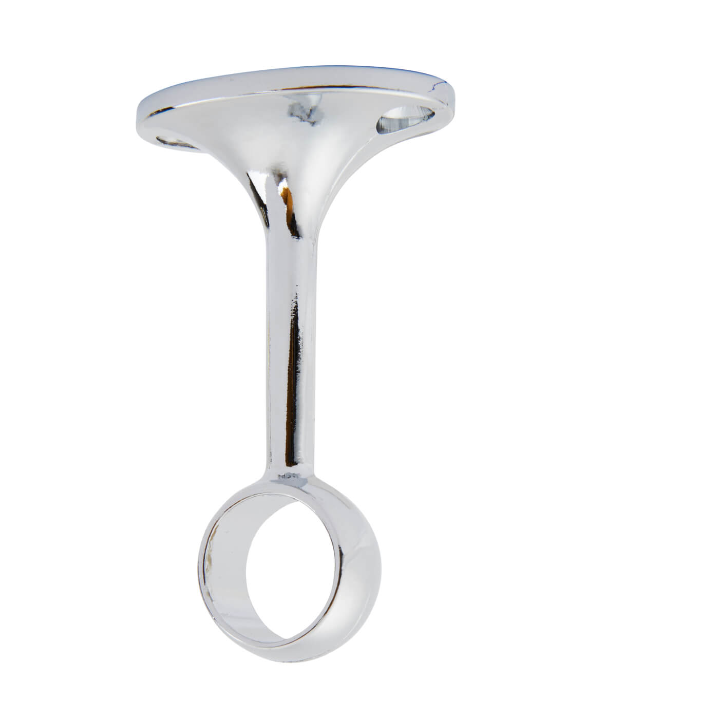 19mm Hanging Rail Centre Bracket - Polished Chrome - view 2
