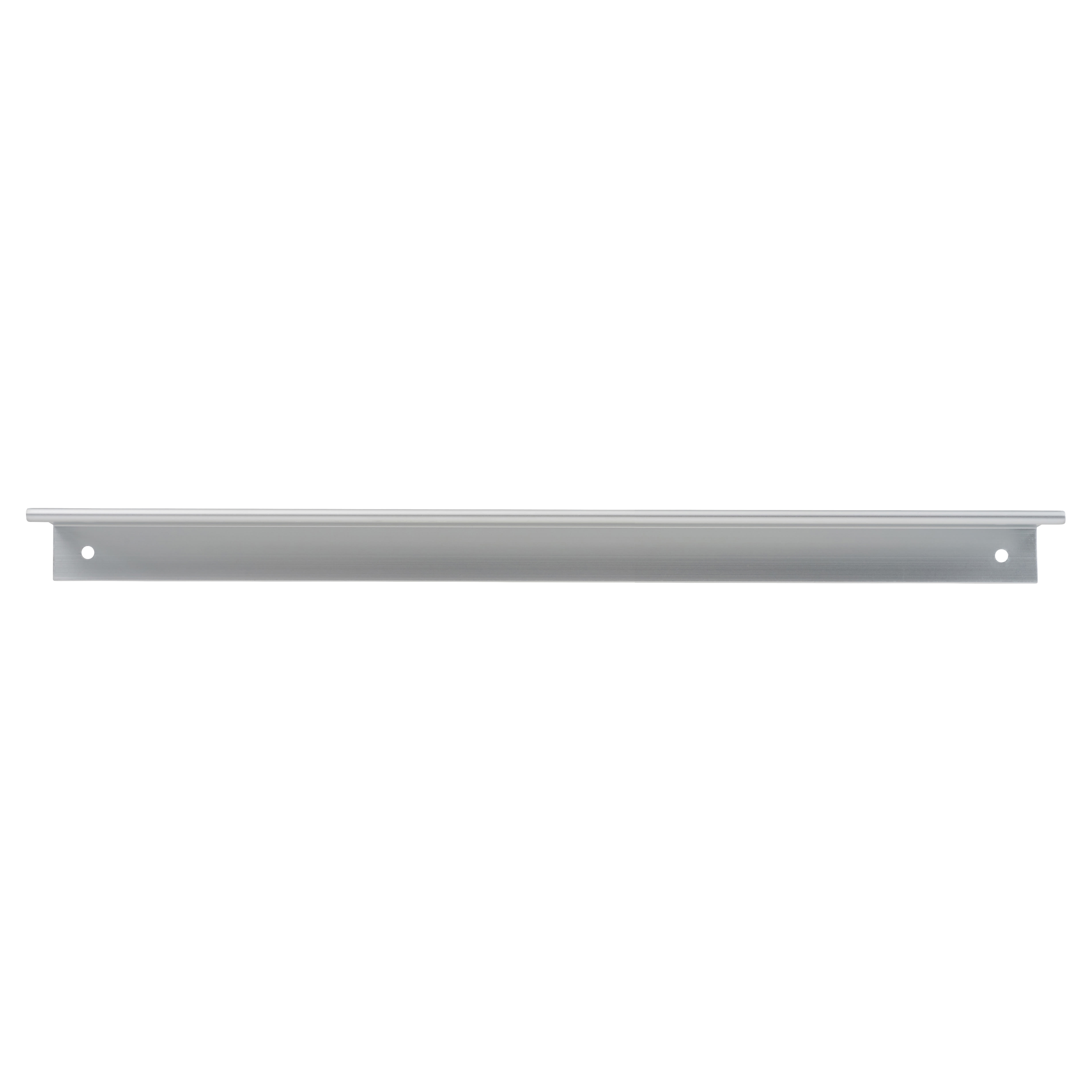 Serva Lipped Edge Cabinet Pull Handle - 160mm Centres - Brushed Aluminium - view 3