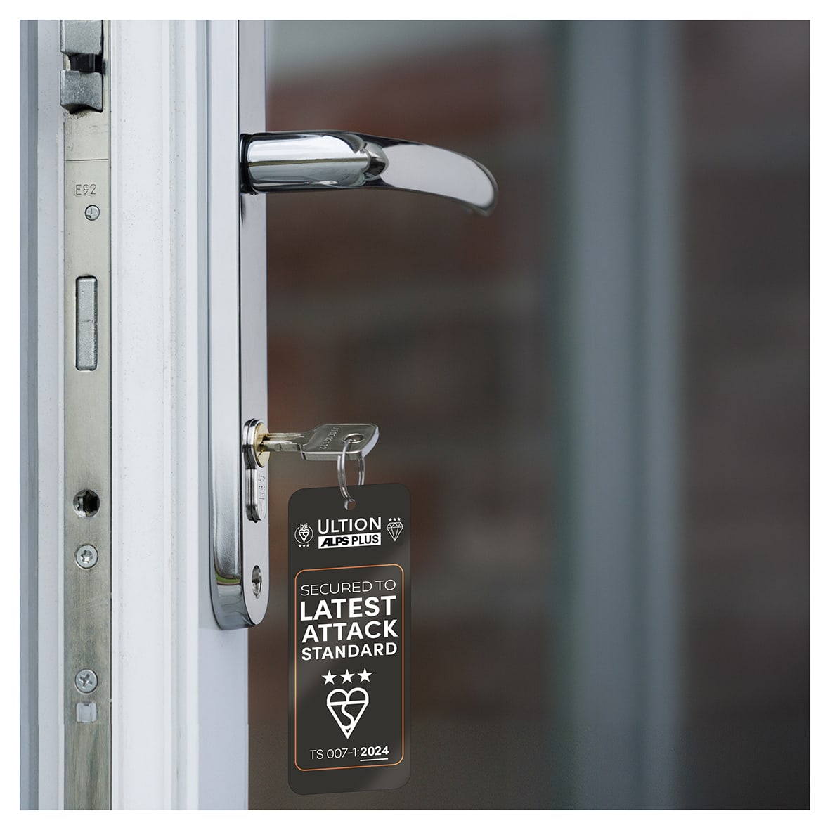 ALPS 3 Star PLUS Euro Double Cylinder - 50mm + 50mm - Satin Nickel/Brass - Keyed to Differ - view 5