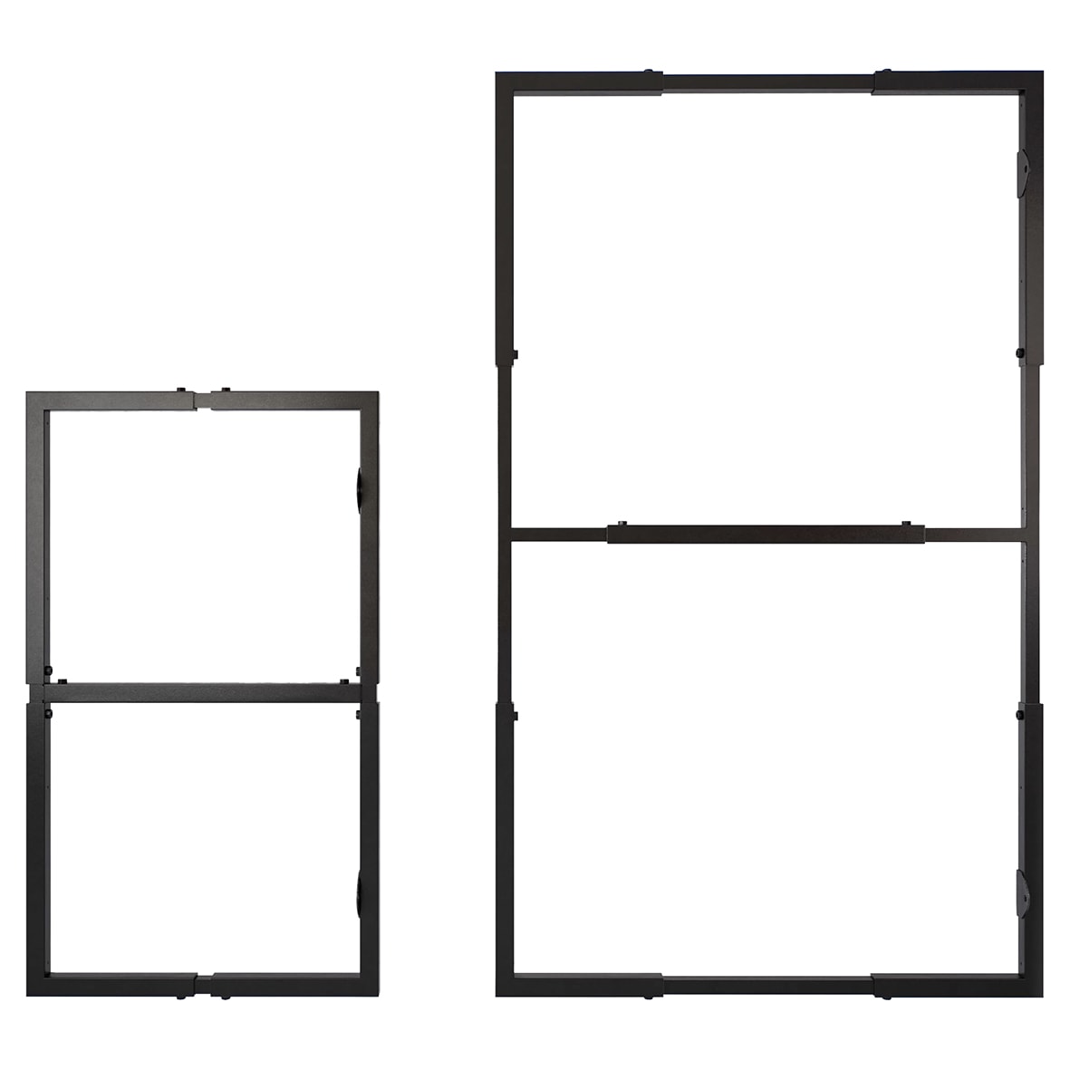 Advanced Adjustable Gate Frame Kit - 1950mm Gate Height - Black Powder Coated - view 2