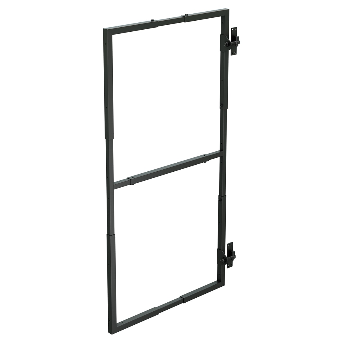 Advanced Adjustable Gate Frame Kit - 1950mm Gate Height - Black Powder Coated - view 6