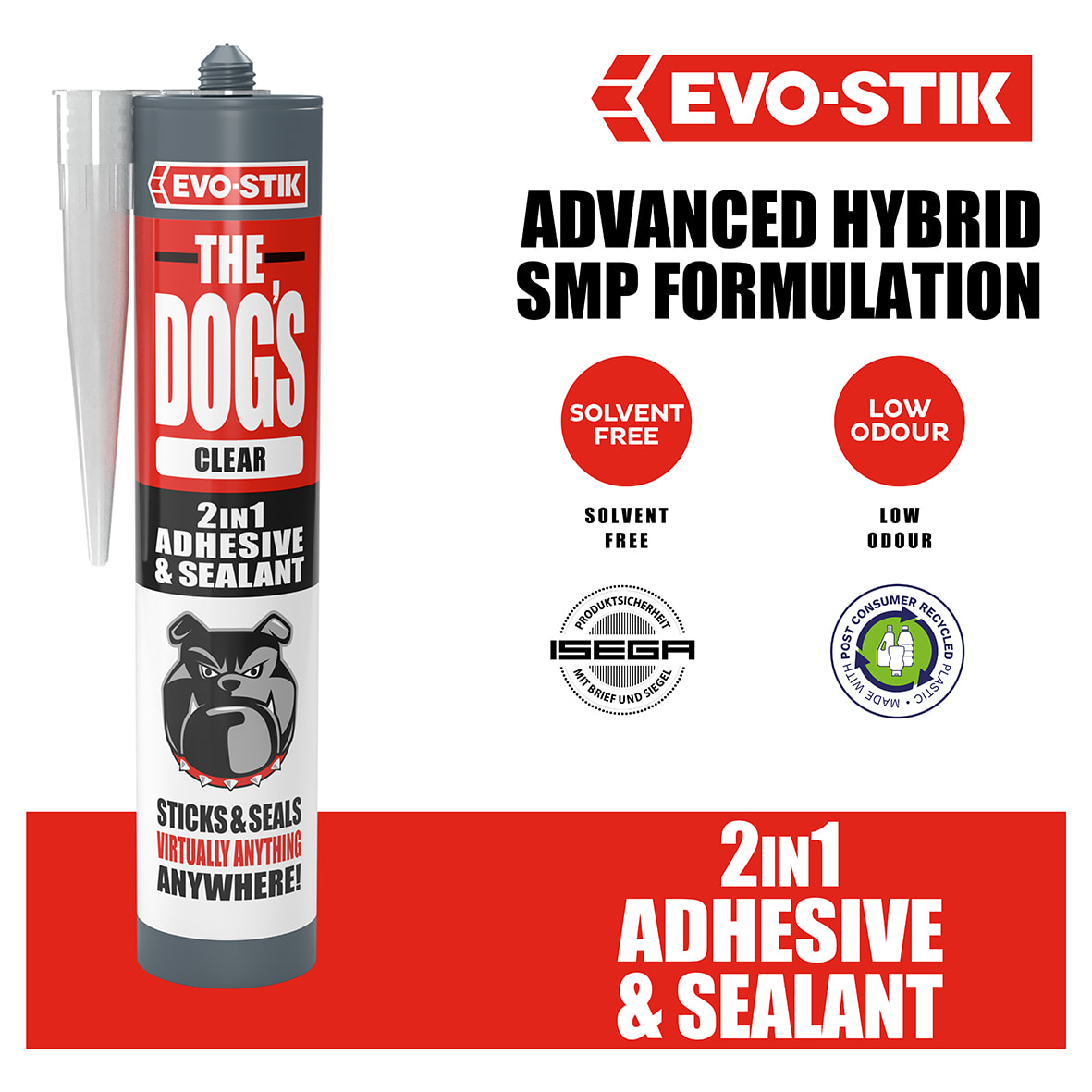 The Dog's Multi-Purpose Sealant & Adhesive - 290ml - Clear - view 4