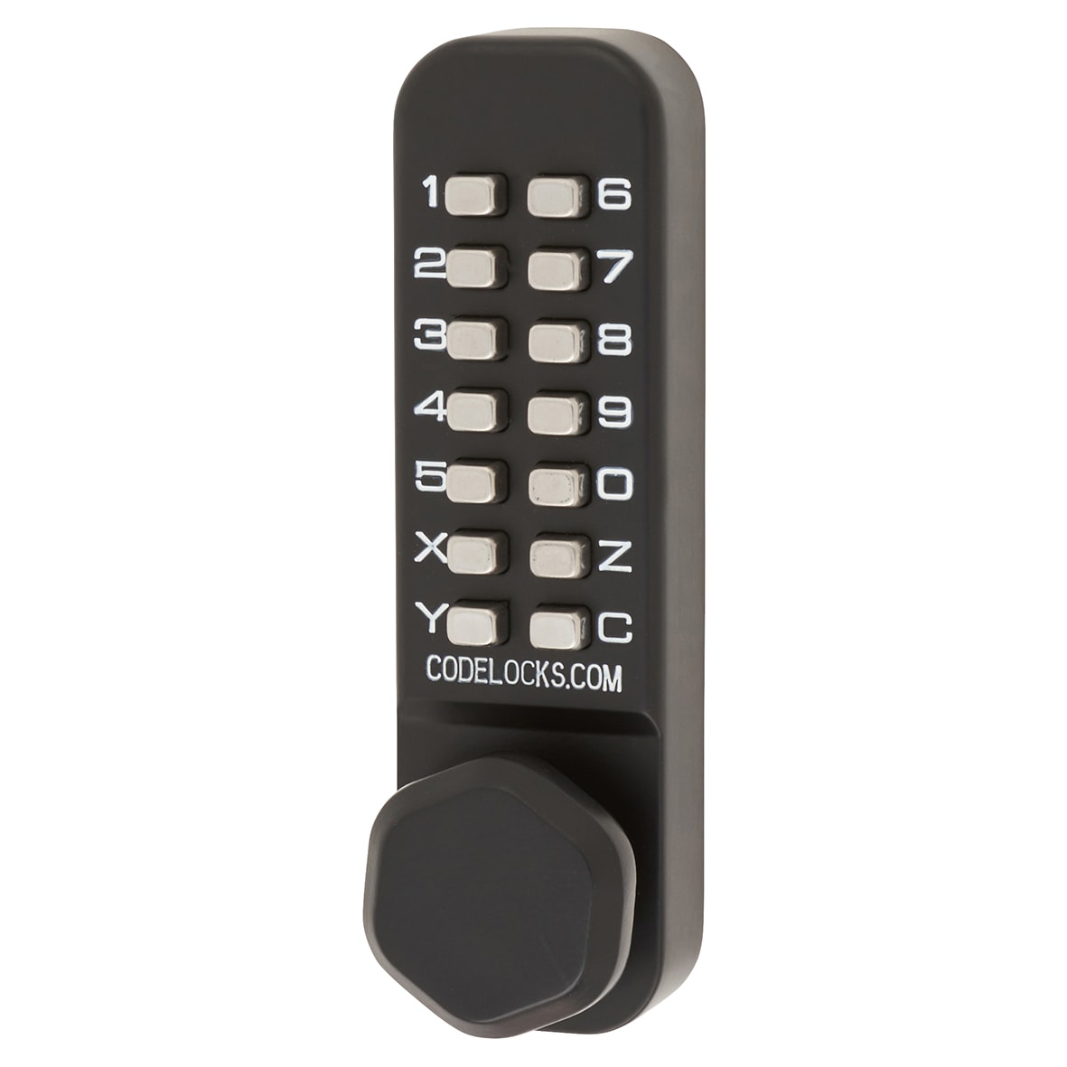 External Marine Grade Surface Deadbolt Push Button Code Lock - Black - view 2