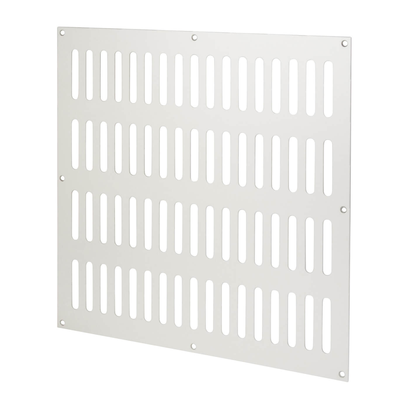 Plain Slotted Vent - 305 x 305mm - 24836mm² Free Air Flow - Satin Aluminium - view 2