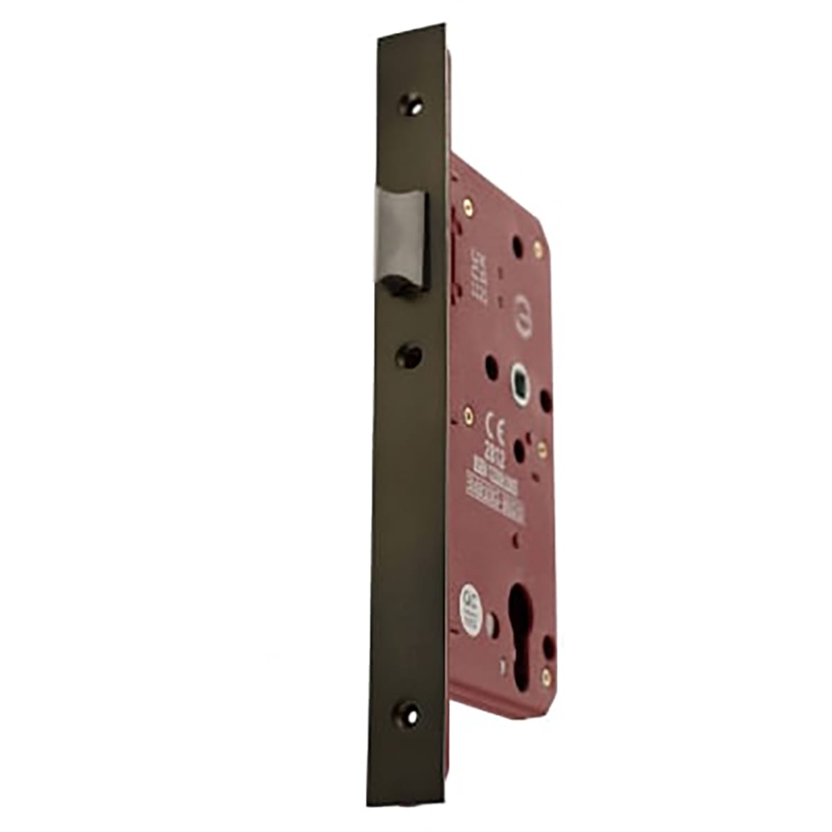DIN Latch - 88mm Case - 60mm Backset - Square - Urban Dark Bronze - view 3