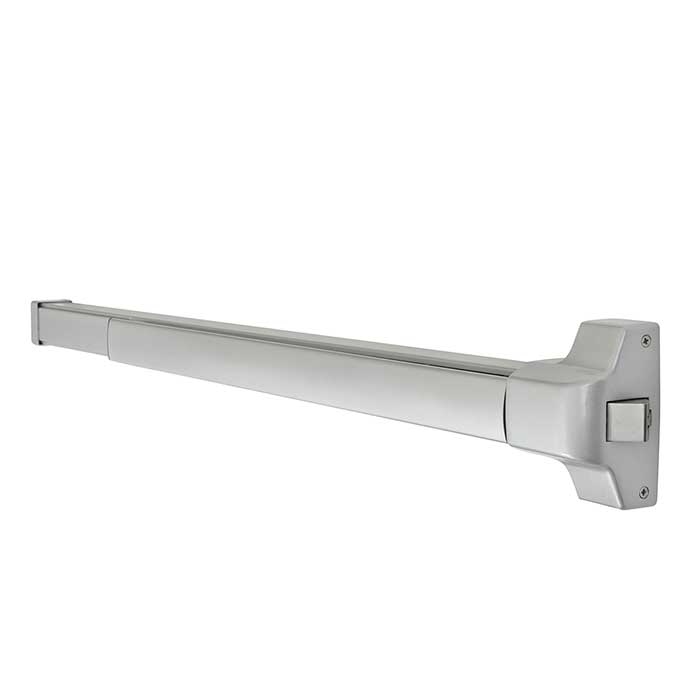 Single Door Touchbar Panic Latch - Timber/Metal - Satin Stainless Steel - view 2