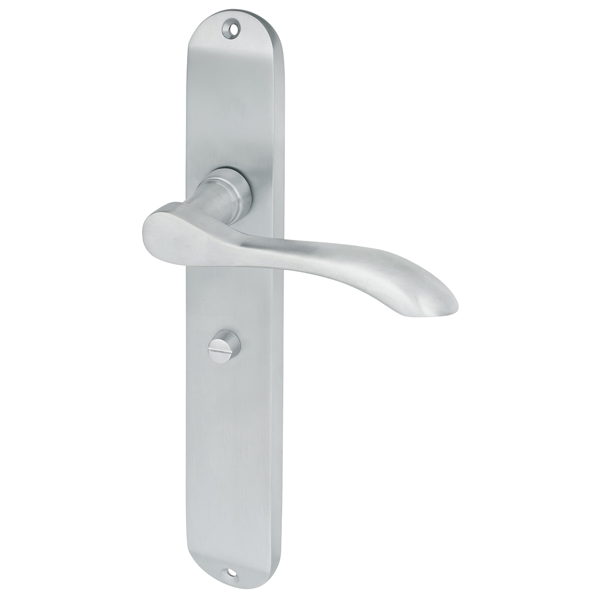 Satin Chrome Bathroom Door Handles Pack - Altea Range - view 3