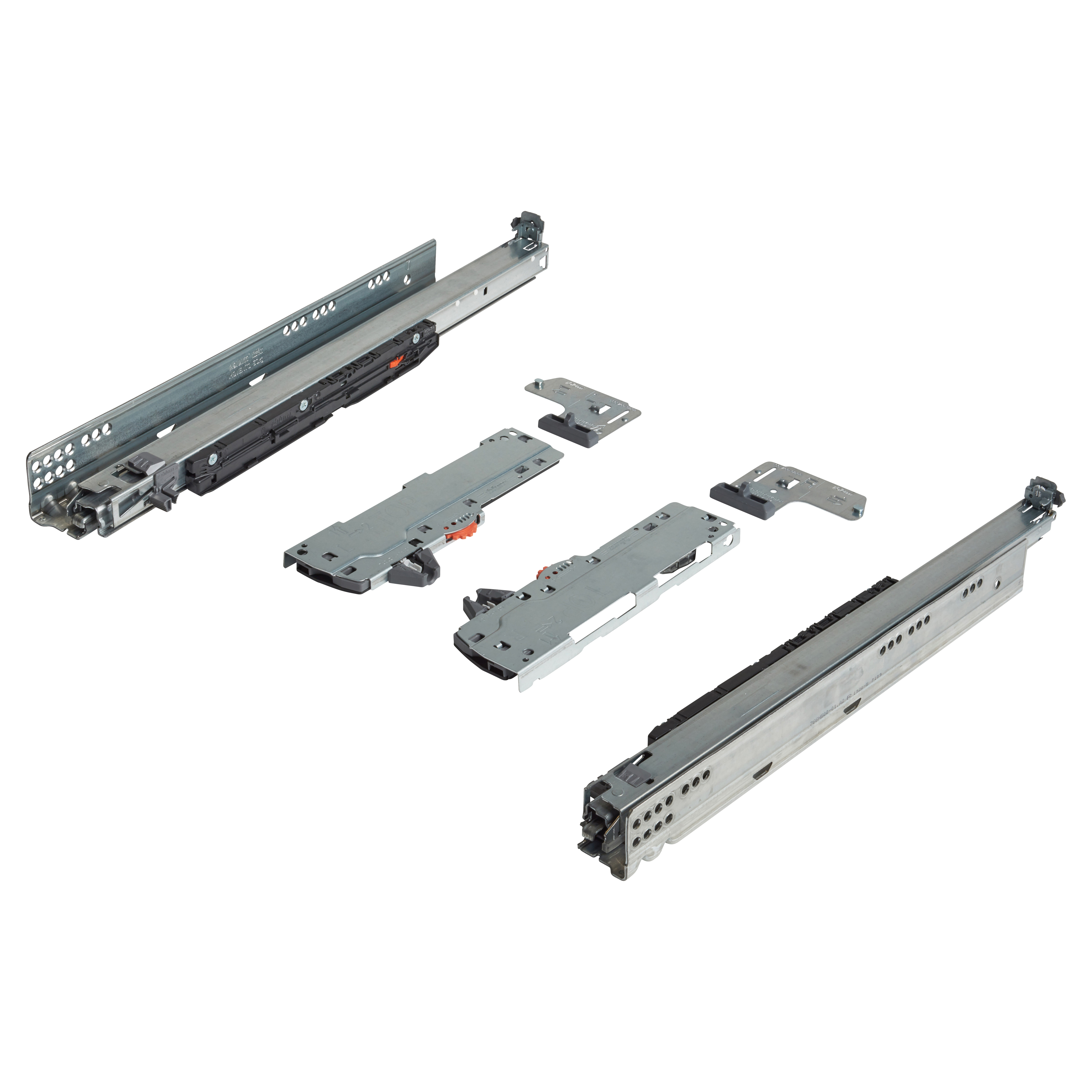 TIP-ON BLUMOTION Heavy Duty Push to Open Soft Close Drawer Runner - Full Extension - 500mm Length - 60kg - view 2