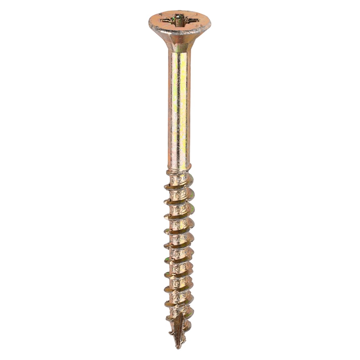 Velocity Pozi Countersunk Wood Screws - 6.0 x 70mm - Yellow Zinc - Pack of 200 - view 2