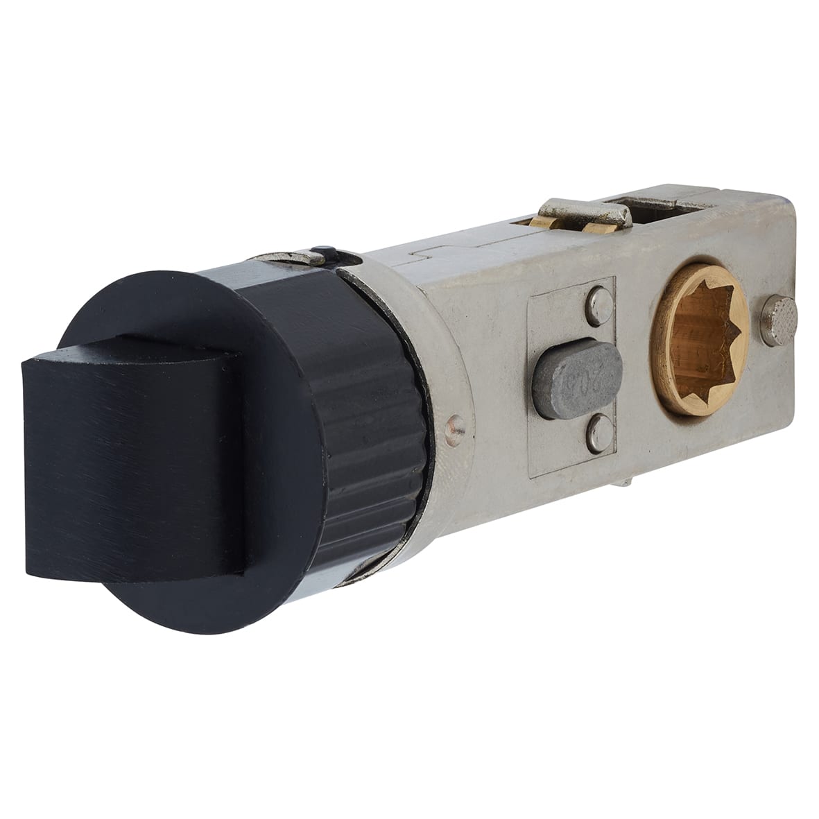 Quick Latch Privacy Tubular Latch - 71mm Case - 57mm Backset - Matt Black - view 2