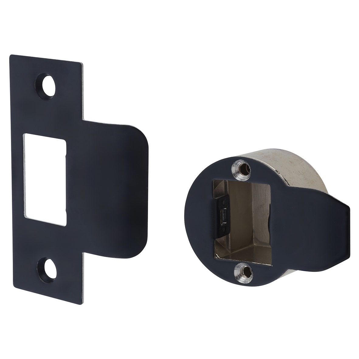 Quick Latch Privacy Tubular Latch - 71mm Case - 57mm Backset - Matt Black - view 3