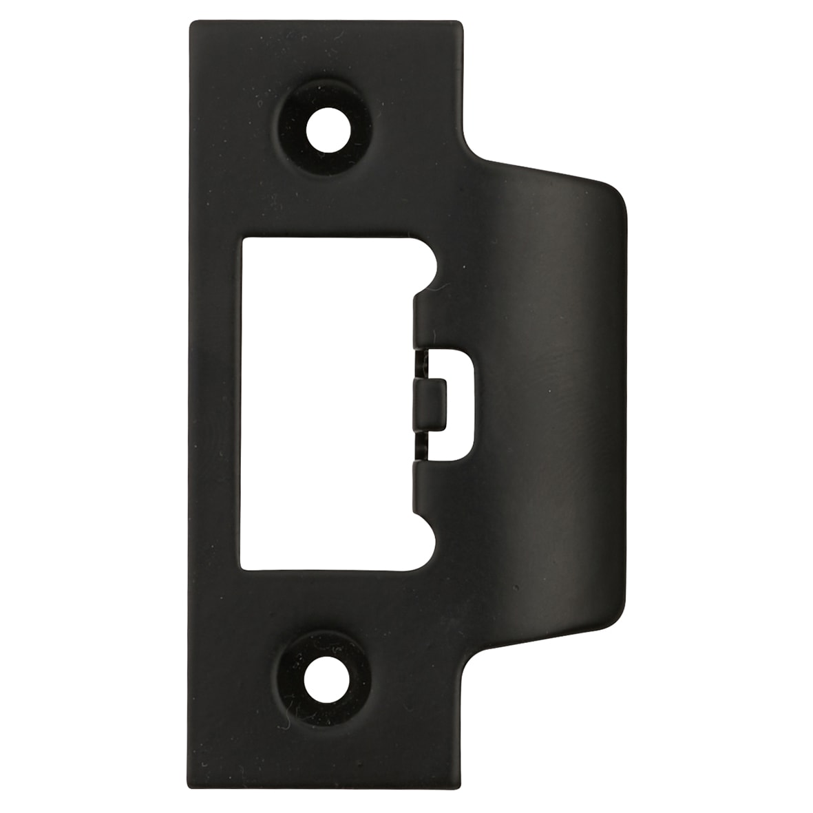 Heavy Duty Bolt Through Flat Latch - 79mm Case - 57mm Backset - Square - Matt Black - view 2