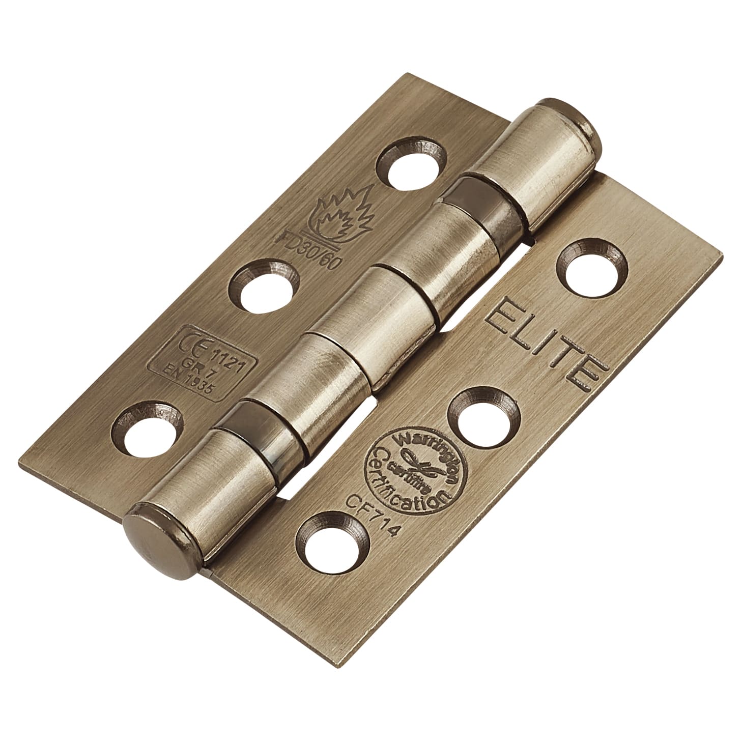Antique Brass Bathroom Deadbolt Lock Door Handles on Rose Pack - Knightsbridge Range - view 3