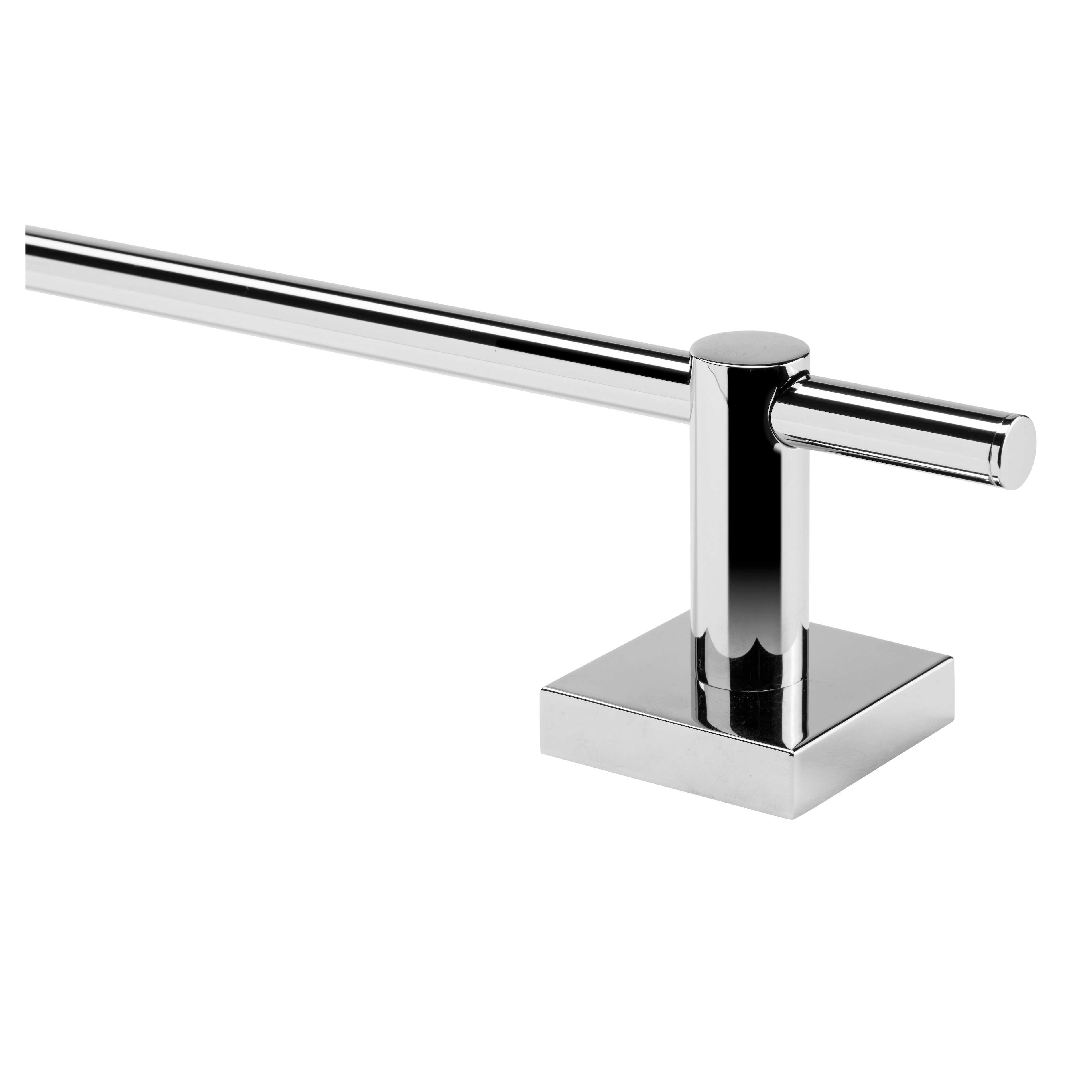 Chester Round Towel Rail - 675 x 72.5mm - Polished Chrome - view 4