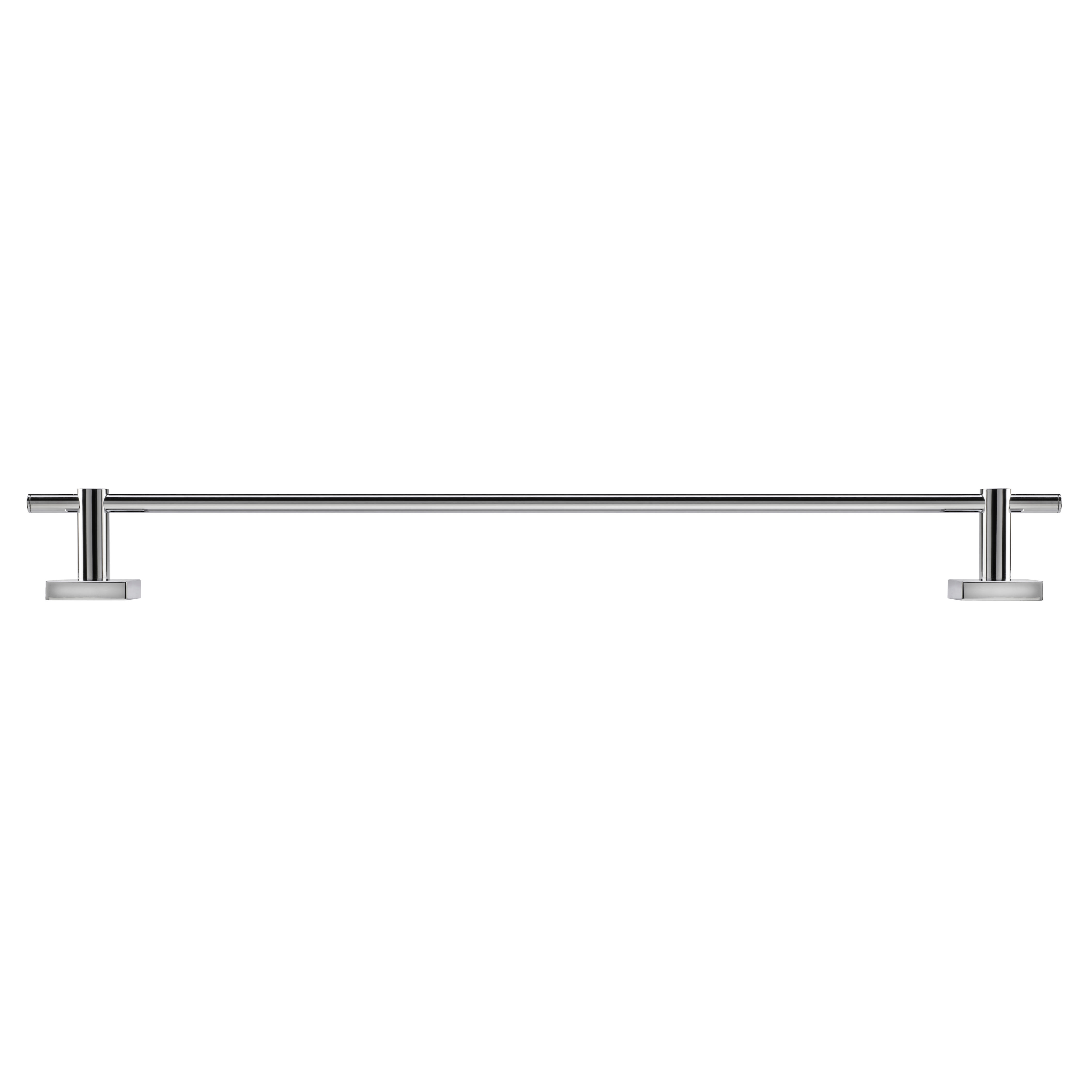 Chester Round Towel Rail - 675 x 72.5mm - Polished Chrome - view 5