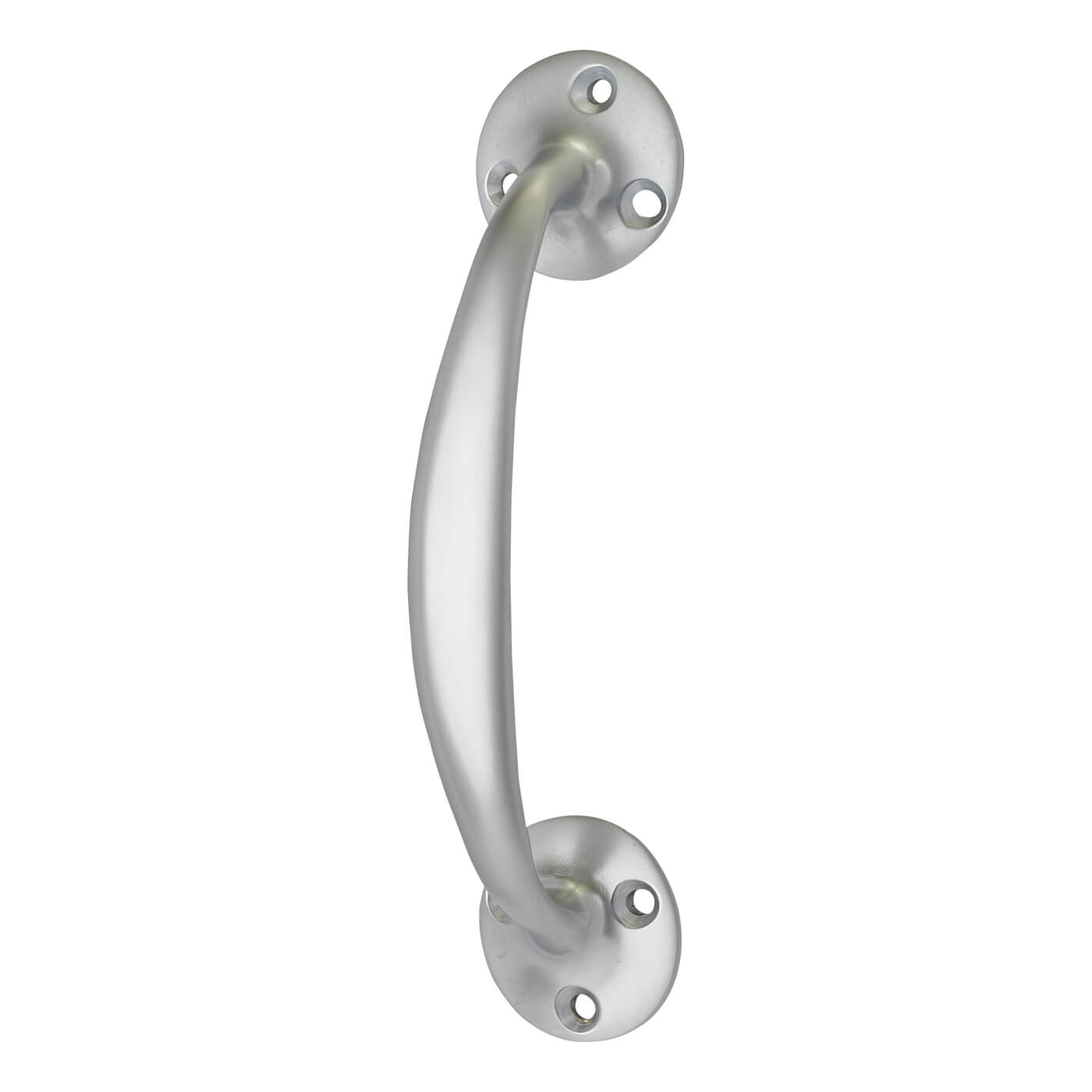 Victorian Satin Chrome Bow Door Pull Handle - Screw Fix - 150 x 35mm - view 2