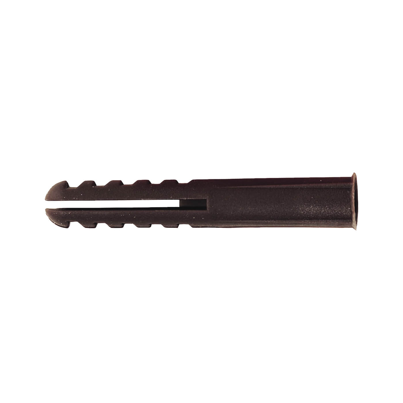 Plastic Wall Plug - 7 x 45mm - Brown - Pack of 100 - view 2