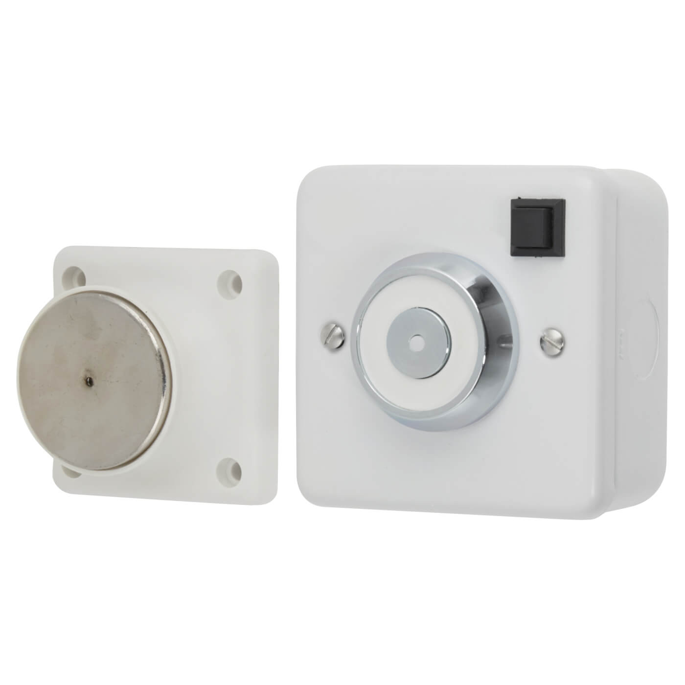 Wall Mounted Magnetic Fire Door Holder - White - view 2
