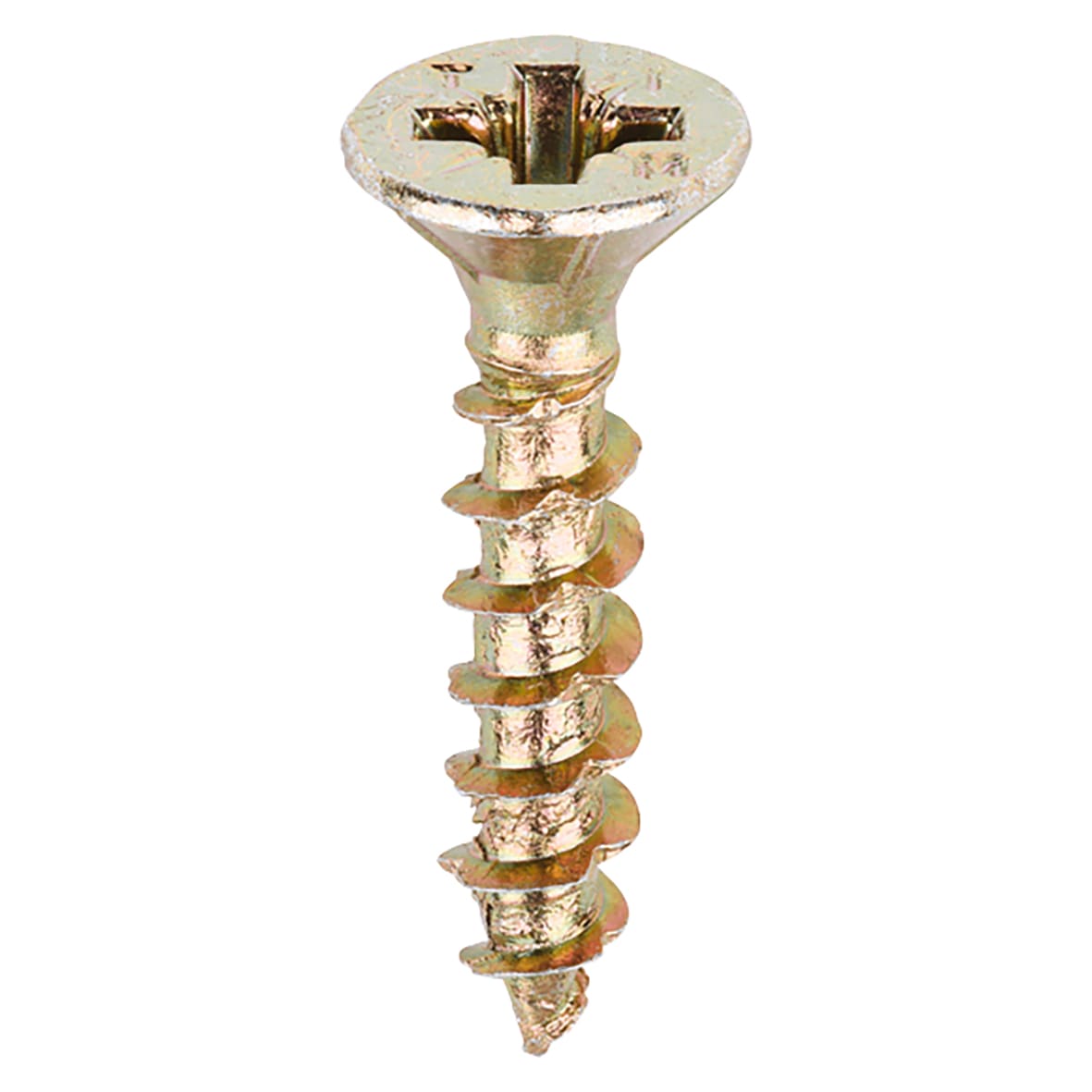 Velocity Pozi Countersunk Wood Screws - 4.0 x 20mm - Yellow Zinc - Pack of 200 - view 3