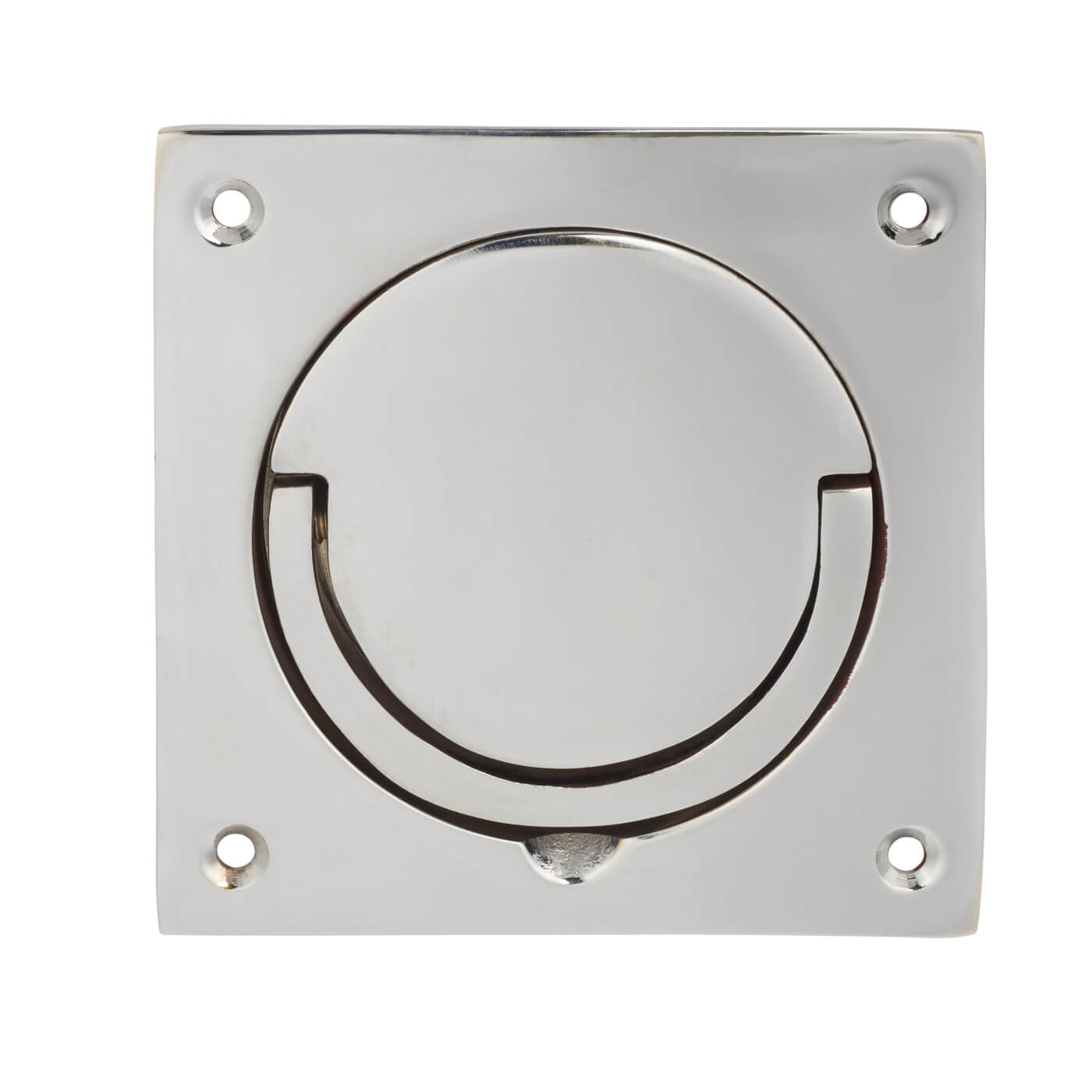 Squash Court Flush Handle - 87 x 87 x 19mm - Polished Chrome - view 3