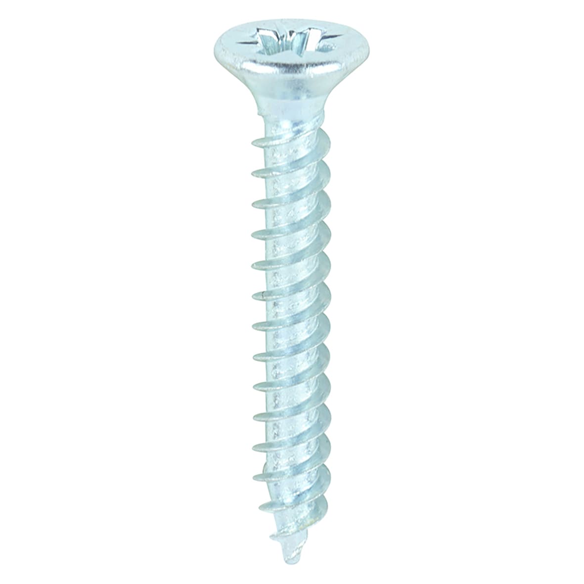Twin Threaded Pozi Countersunk Wood Screws - 6 x 1" - Zinc Plated - Pack of 200 - view 3