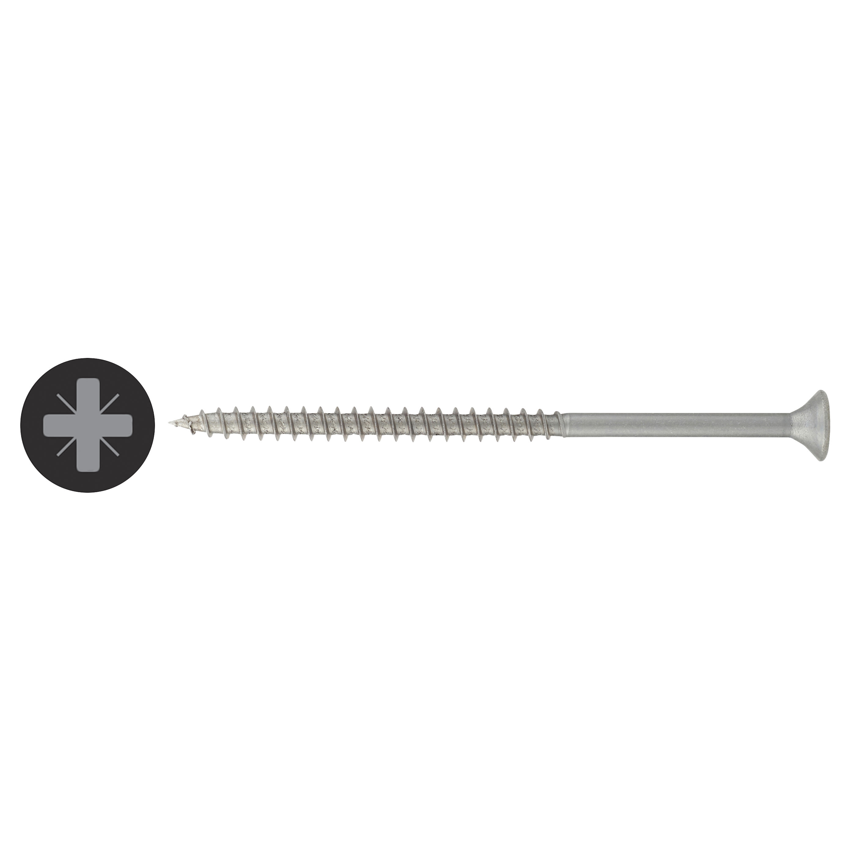 R2 Retinox Pozi Countersunk Wood Screws - 4.5 x 80mm - A2 Stainless Steel - Pack of 200 - view 2