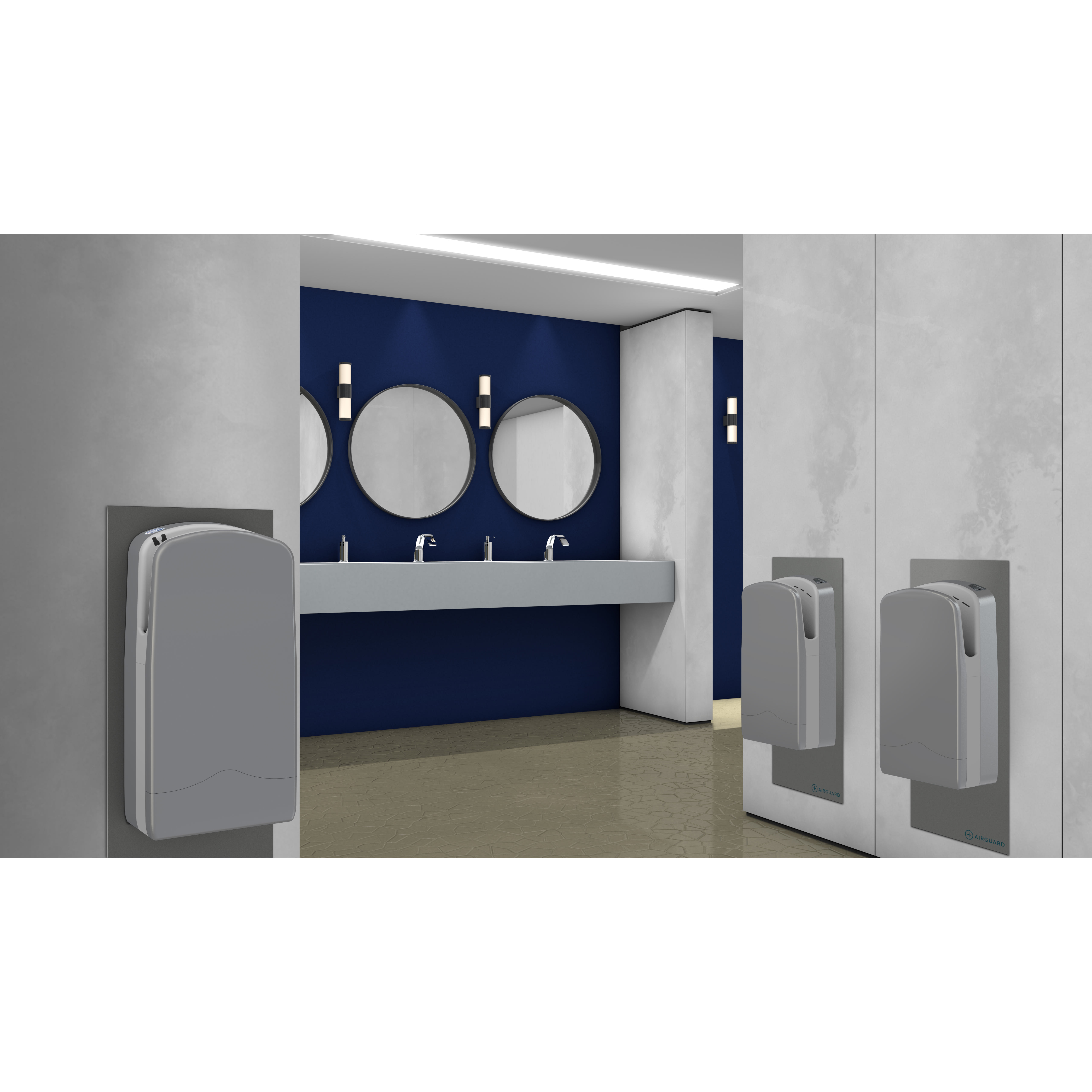 Luna 7 1.76kW Automatic Hand Dryer - Satin - view 3