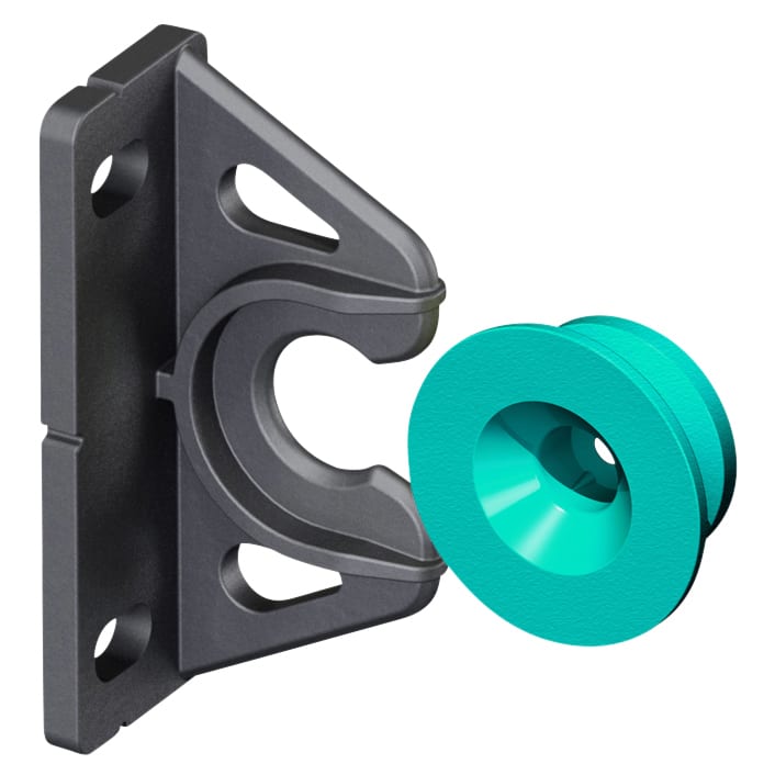 Type 2 - Fix & Blue Button for Countersunk Wood & Euro Screws - 25 x 50mm - Pack of 100 - view 2