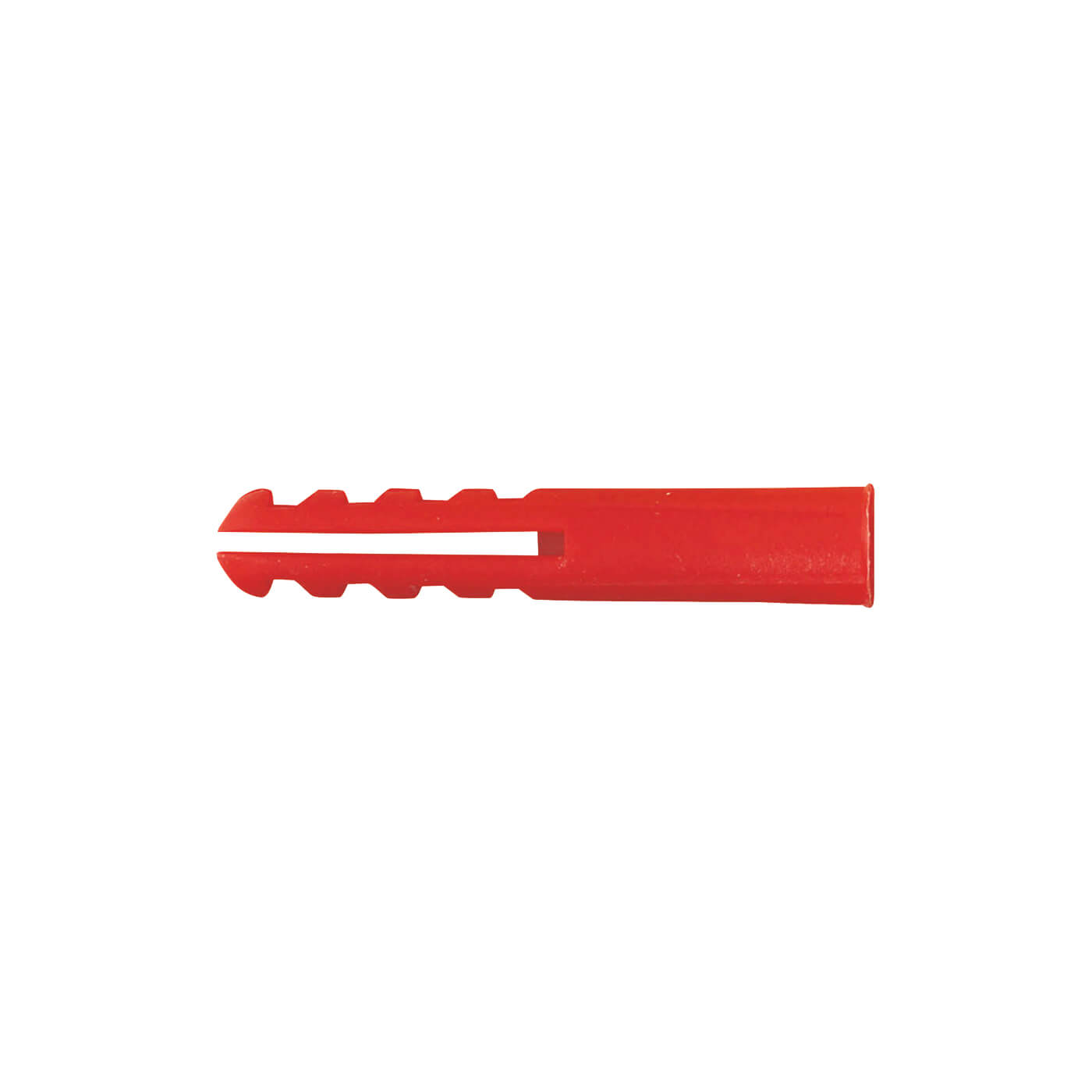 Plastic Wall Plug - 6 x 35mm - Red - Pack of 100 - view 2