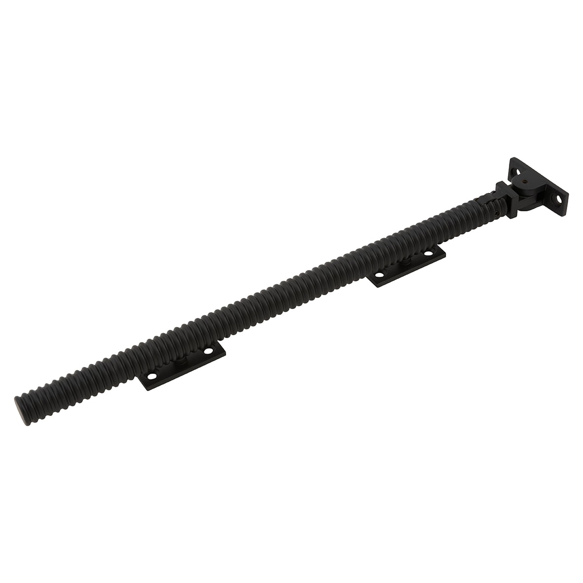 Iris Reeded Casement Window Stay - 12"/300mm Length - Matt Black - view 2