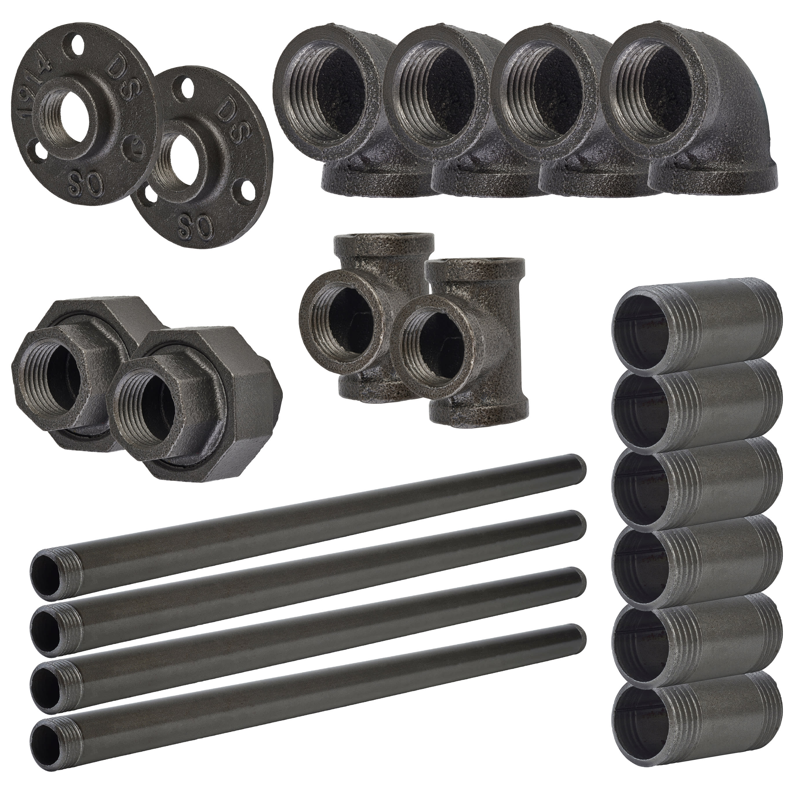 3/4" Pipe Shoe Rack - Grey - view 3