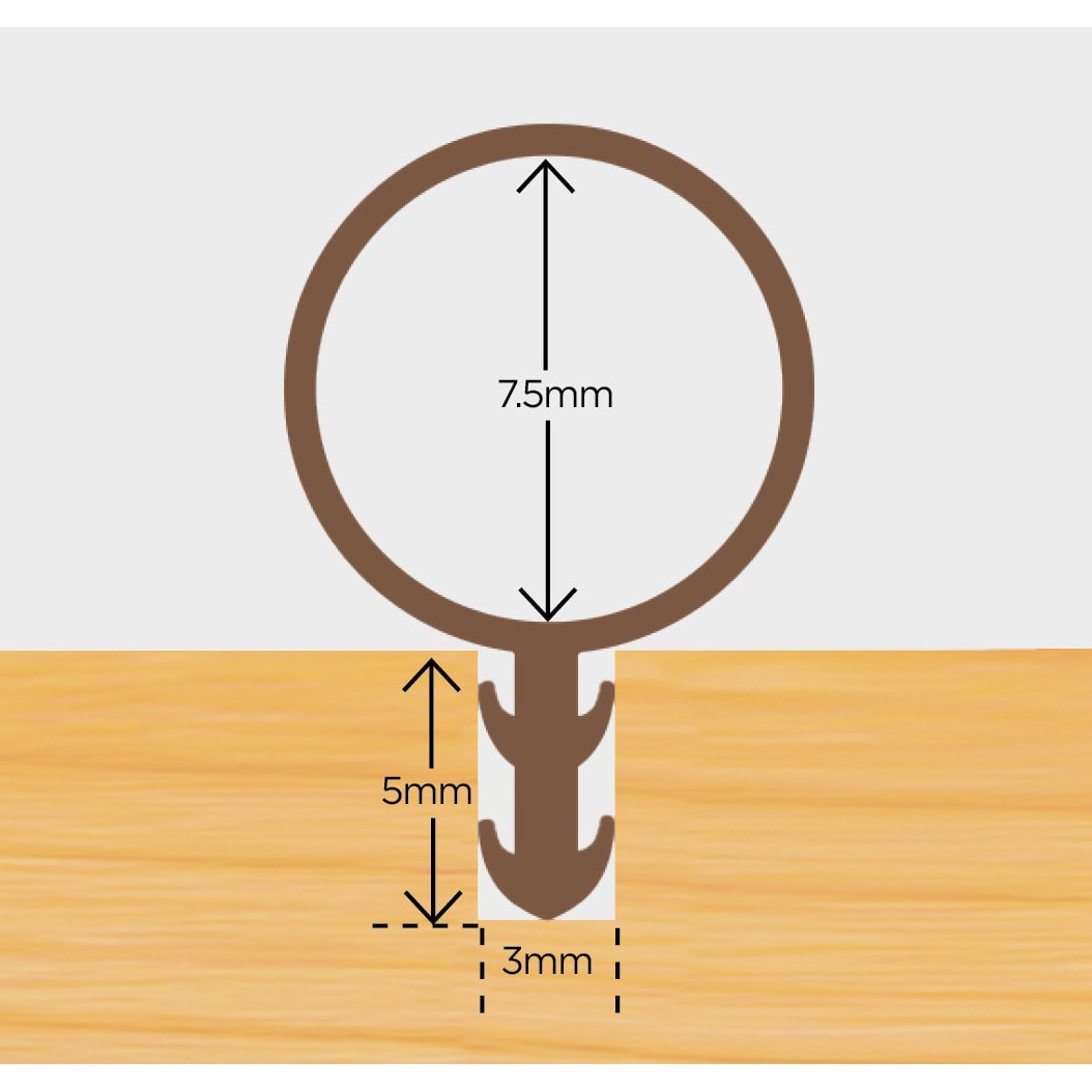 TUB Joinery Seal - TUB 7.5mm - 100m Length - White - view 2