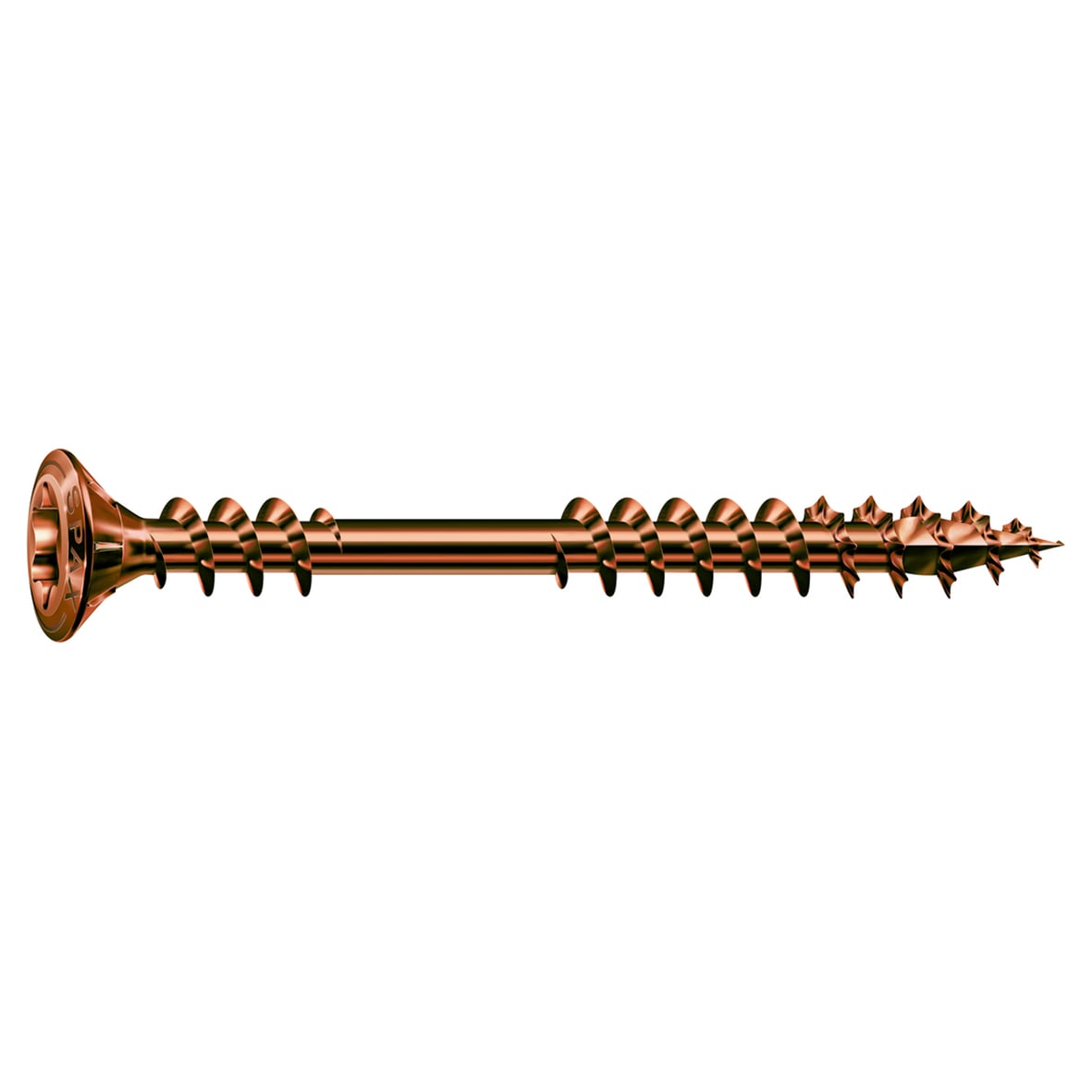 T-Star Plus Facade Torx Countersunk Wood Screws - 4.5 x 60mm - Antique A2 Steel - Pack of 400 - view 2