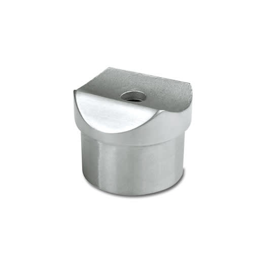 Tube Saddle - Vertical Wire Infill - 304 Brushed Satin Stainless Steel - view 2
