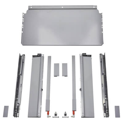 TANDEMBOX ANTARO BLUMOTION Soft Close Pan Drawer - (H) 203mm x (D) 270mm x (W) 450mm - Grey - view 3
