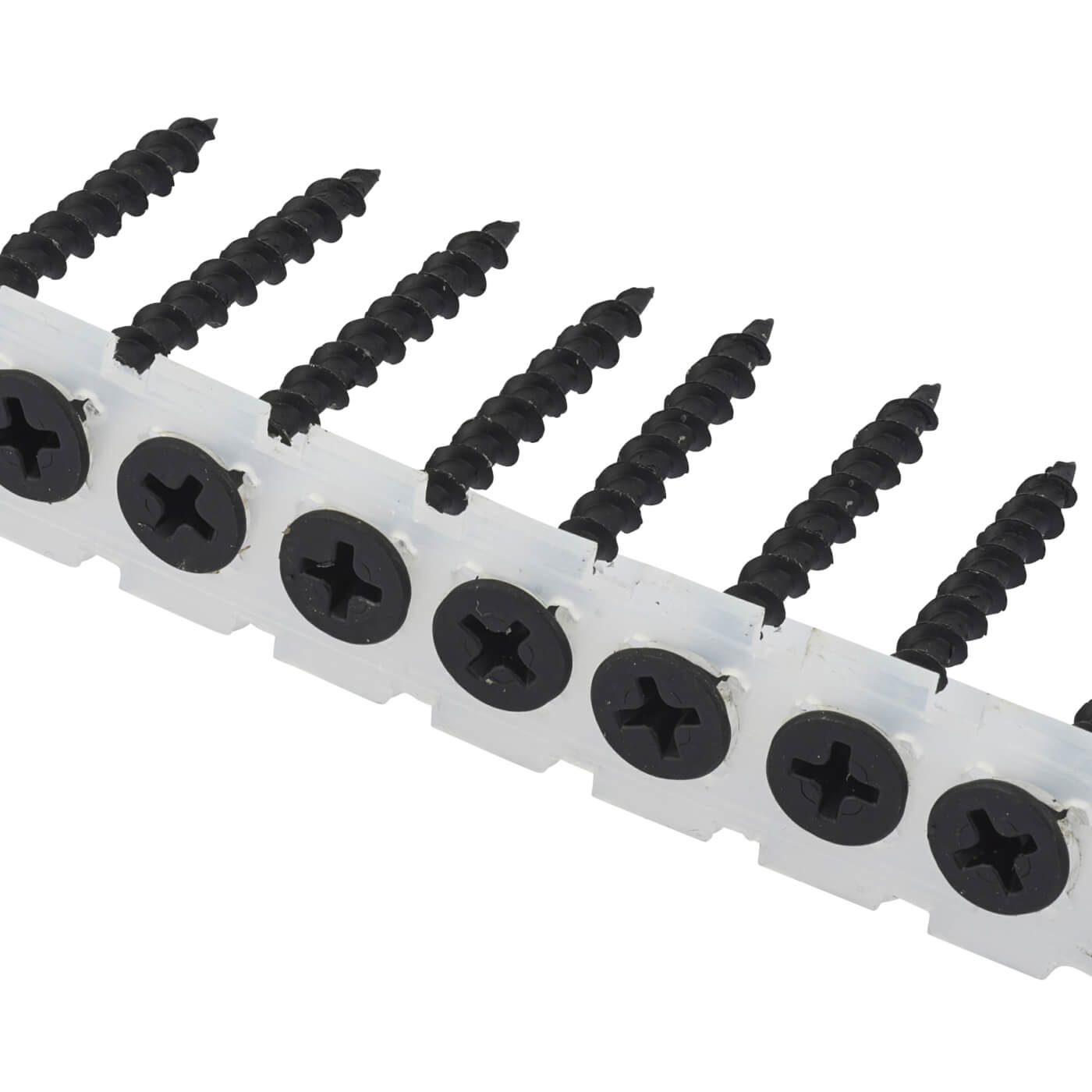Collated Coarse Thread Drywall Screws - 3.5 x 38mm - Black Phosphate - Pack of 1000 - view 3