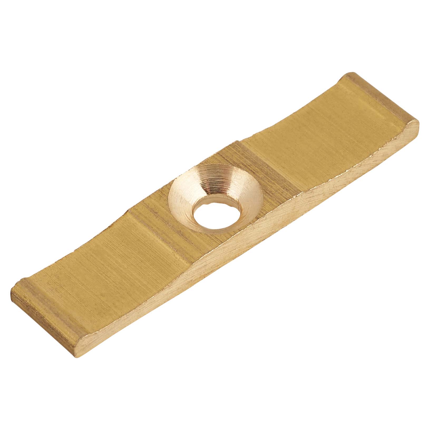 Turn Button Cabinet Catch - 36.5 x 12 x 7.5mm - Polished Brass - Pack of 5 - view 4