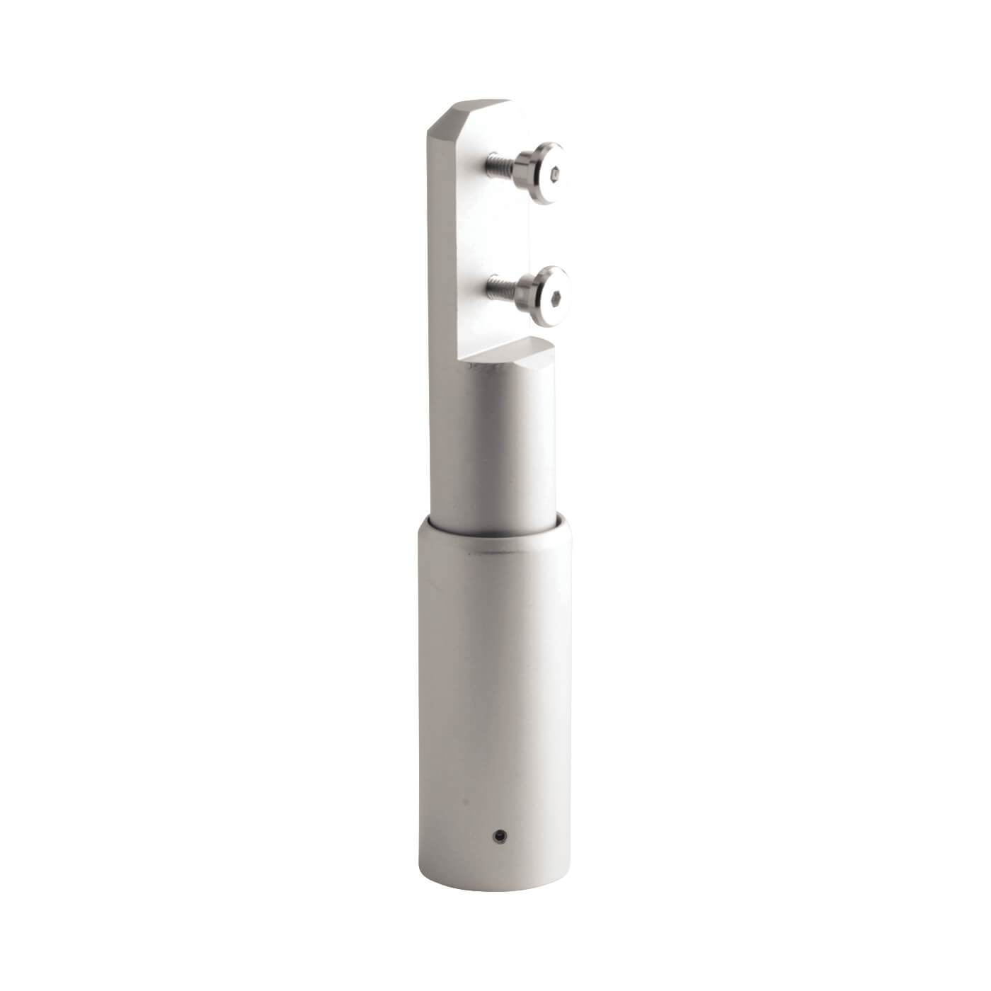 Premier Toilet Cubicle Partition Leg - 12-21mm Panels - Satin Anodised Aluminium - view 2