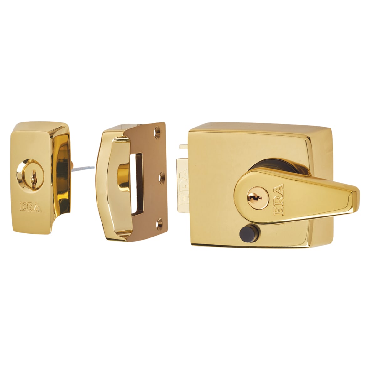 Front Door Furniture Kit - Polished Brass - view 7