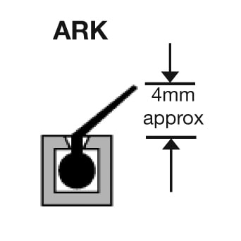 ARK Stop Seal - 2100mm Length - Satin Anodised Aluminium - view 2