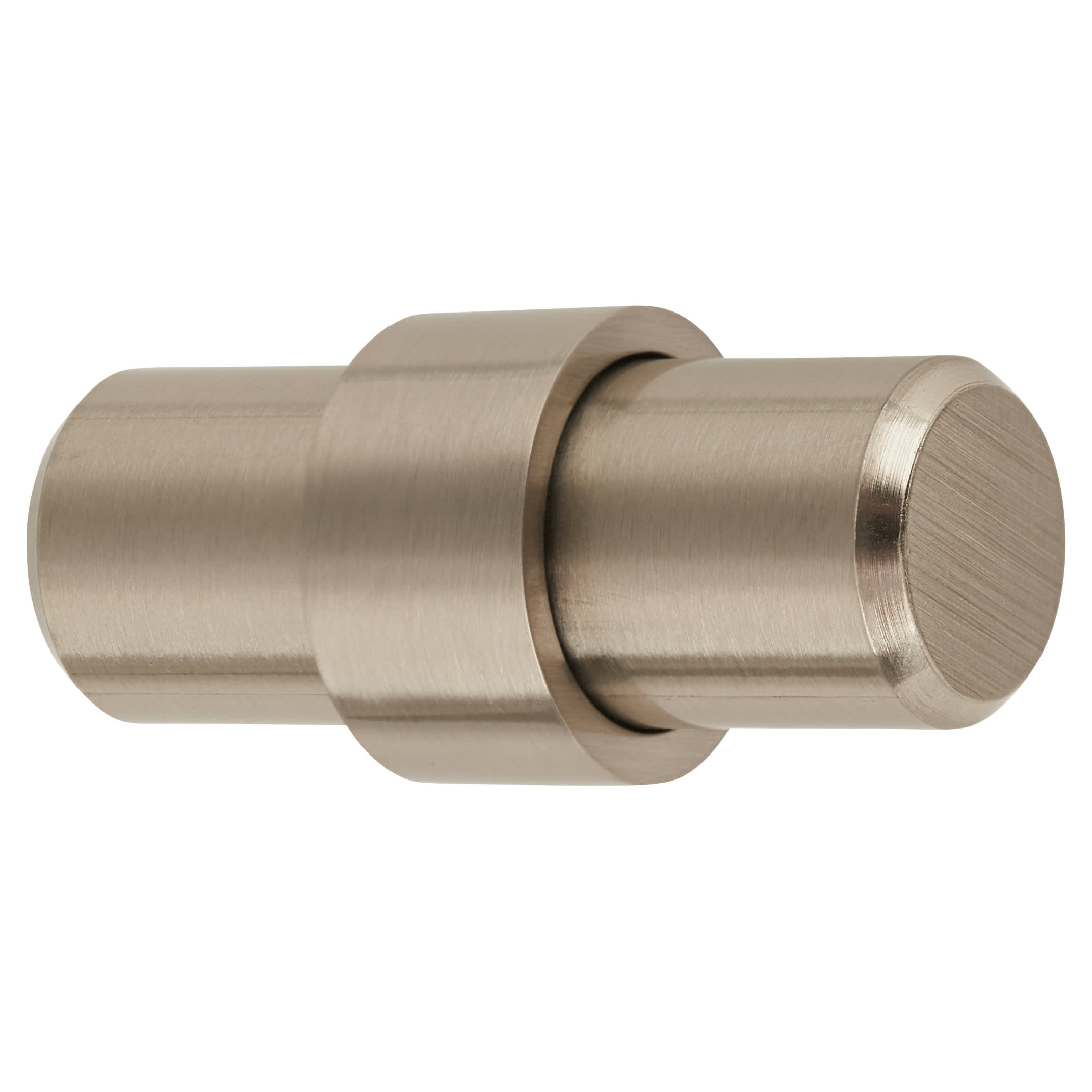 Collared T-Bar Cabinet Knob - 60 x 32mm - Satin Stainless Steel - view 2