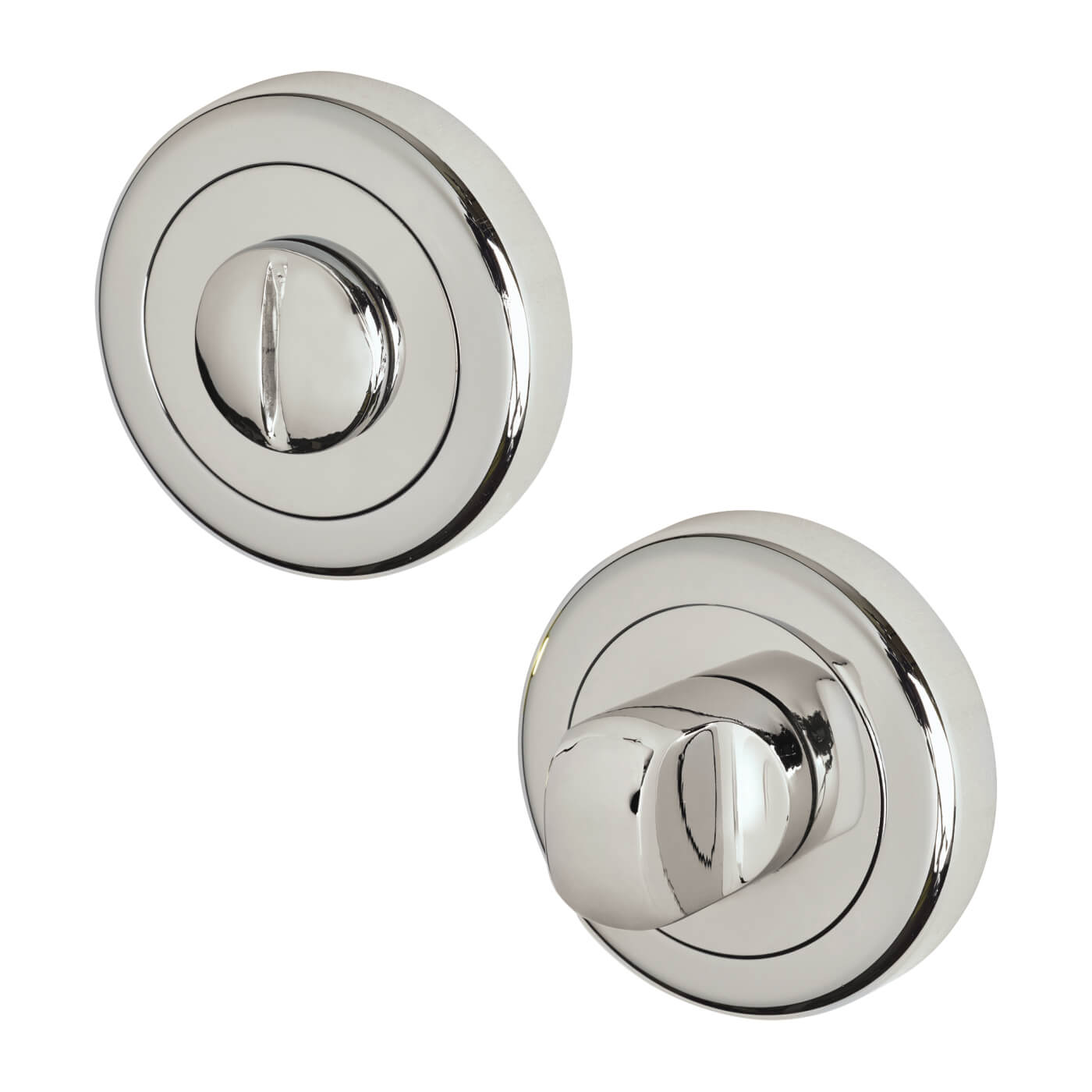 Bathroom Turn & Release - 50mm Diameter - Polished Chrome - view 2
