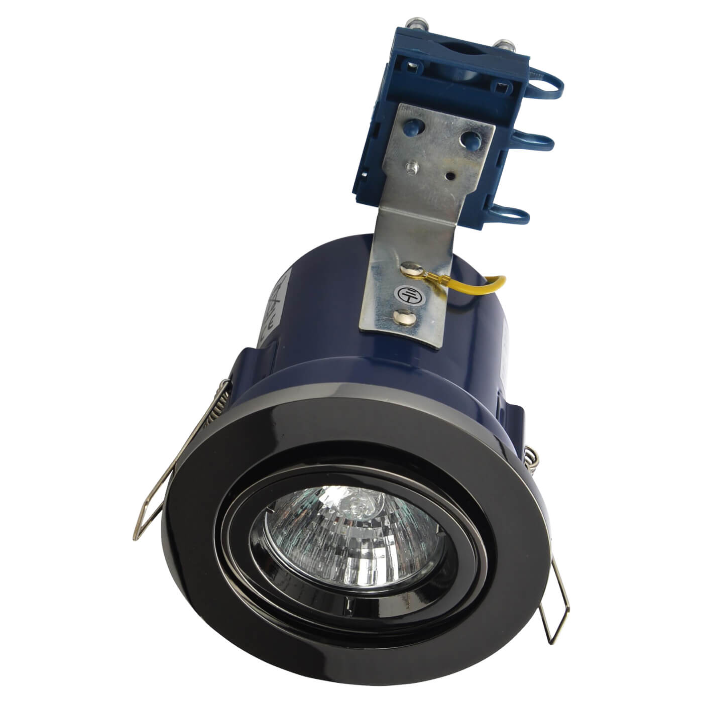 Forum Electralite Yate 50W IP20 Fire Rated LED Adjustable Downlight - Black Chrome - view 2