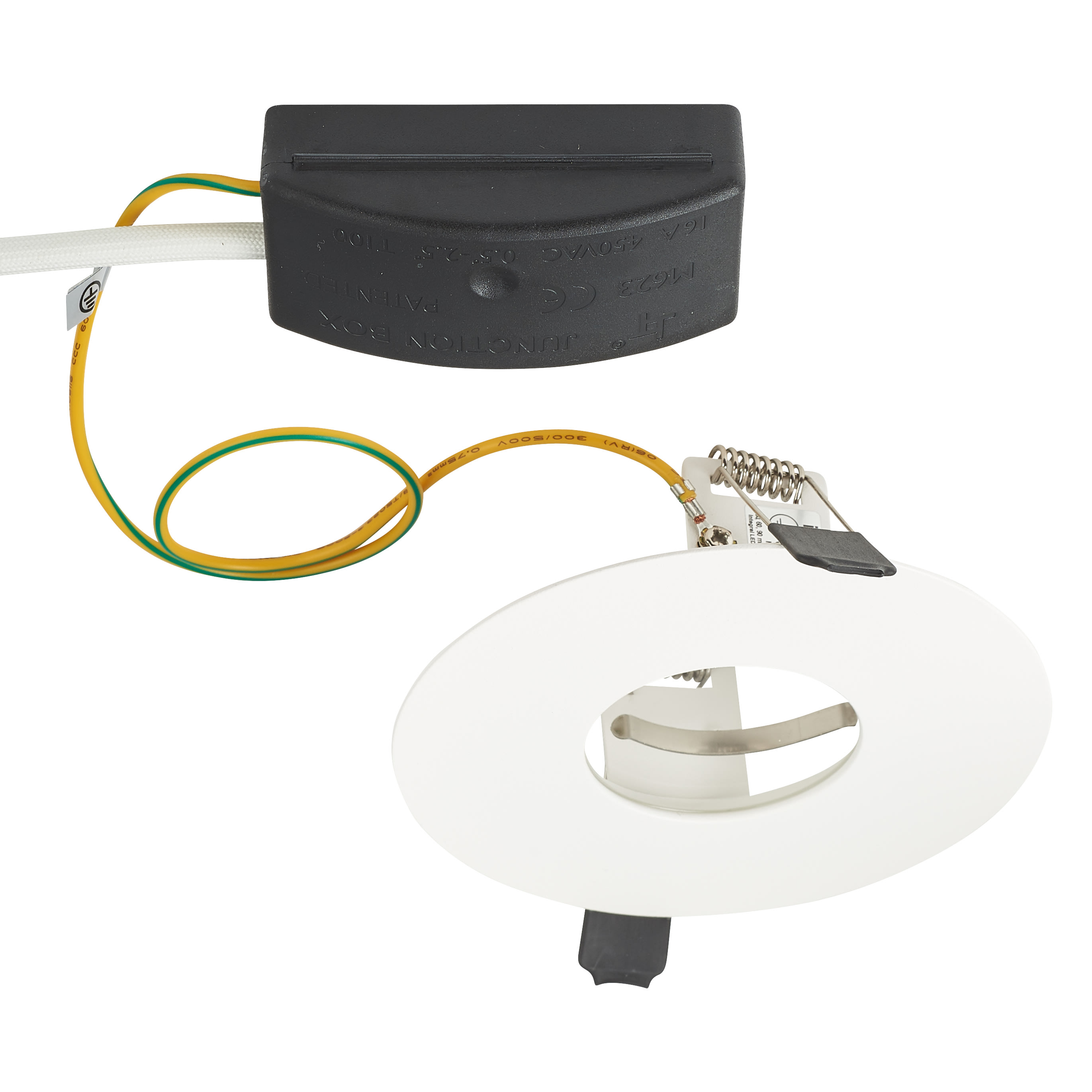 LED Evofire 50W Fire Rated LED Fixed Downlight - 70-100mm Cut-out - White - view 2