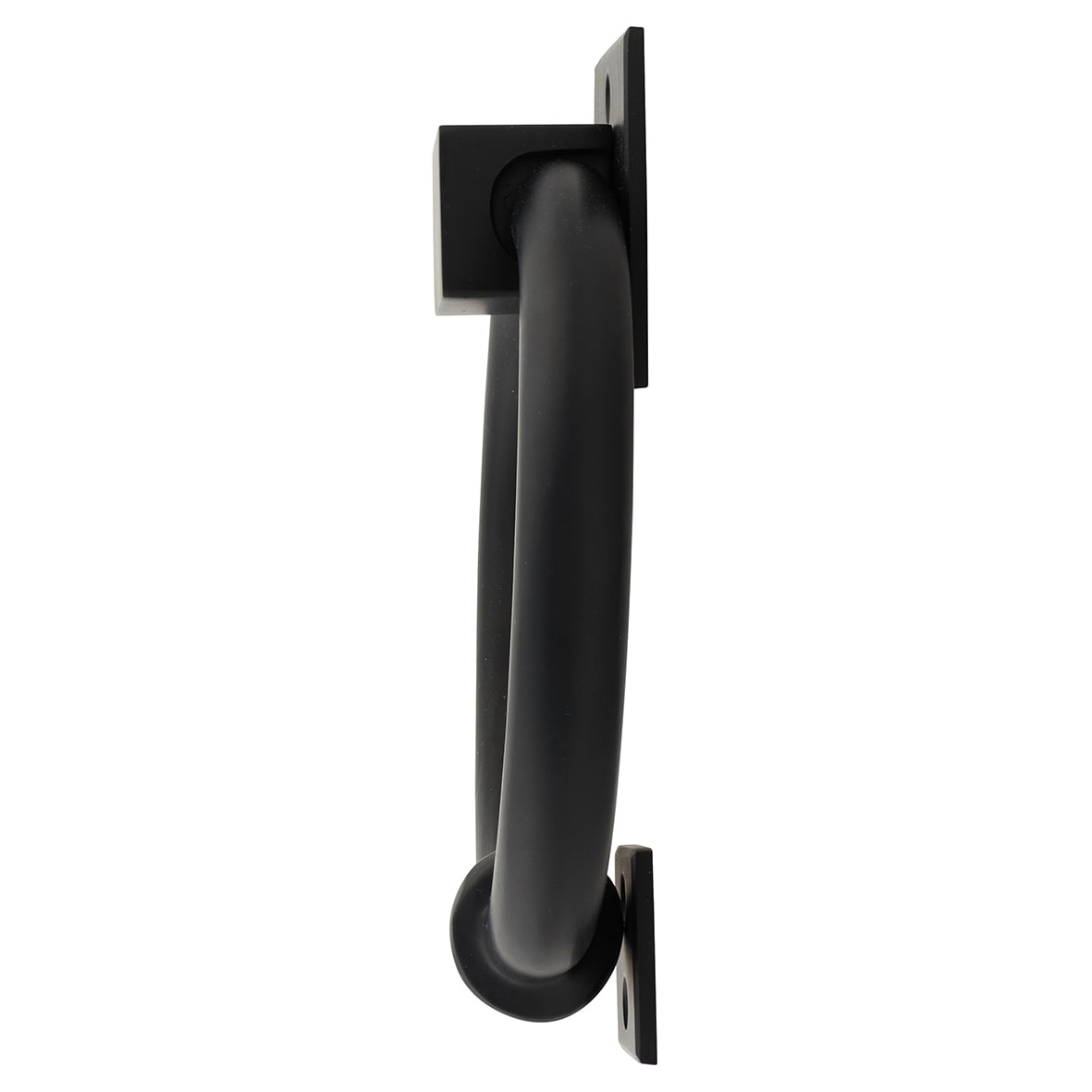 Ring Door Knocker - Matt Black - 140 x 120mm - view 2