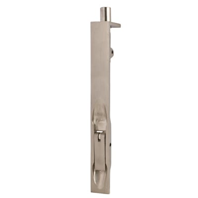 Lever Action Flush Bolt - 200 x 19mm - Satin Nickel - view 2