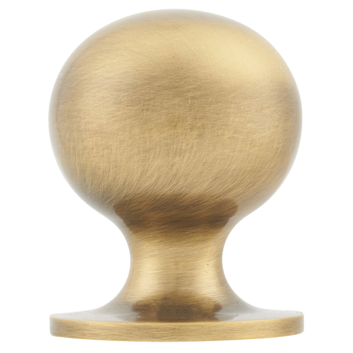 Marcus Ball Cabinet Knob - 38mm Diameter - Antique Brass - view 2