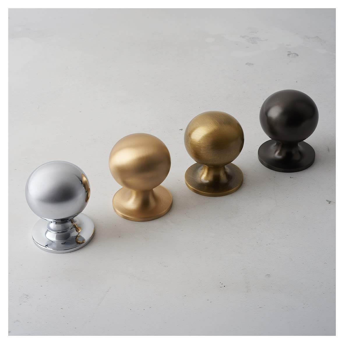 Marcus Ball Cabinet Knob - 38mm Diameter - Antique Brass - view 4