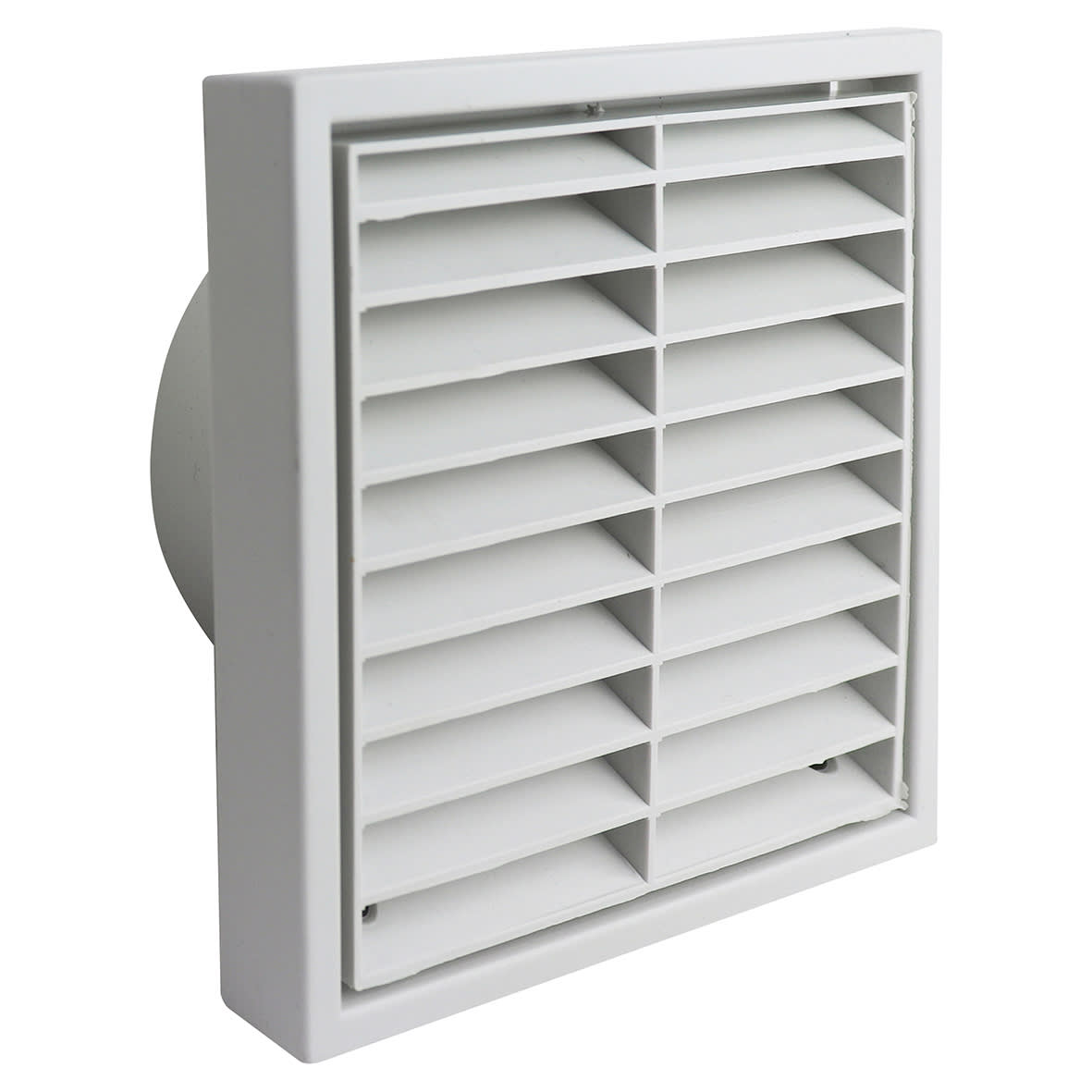 Wall Grille Fixed Shutter - 4"/100mm - White - view 2
