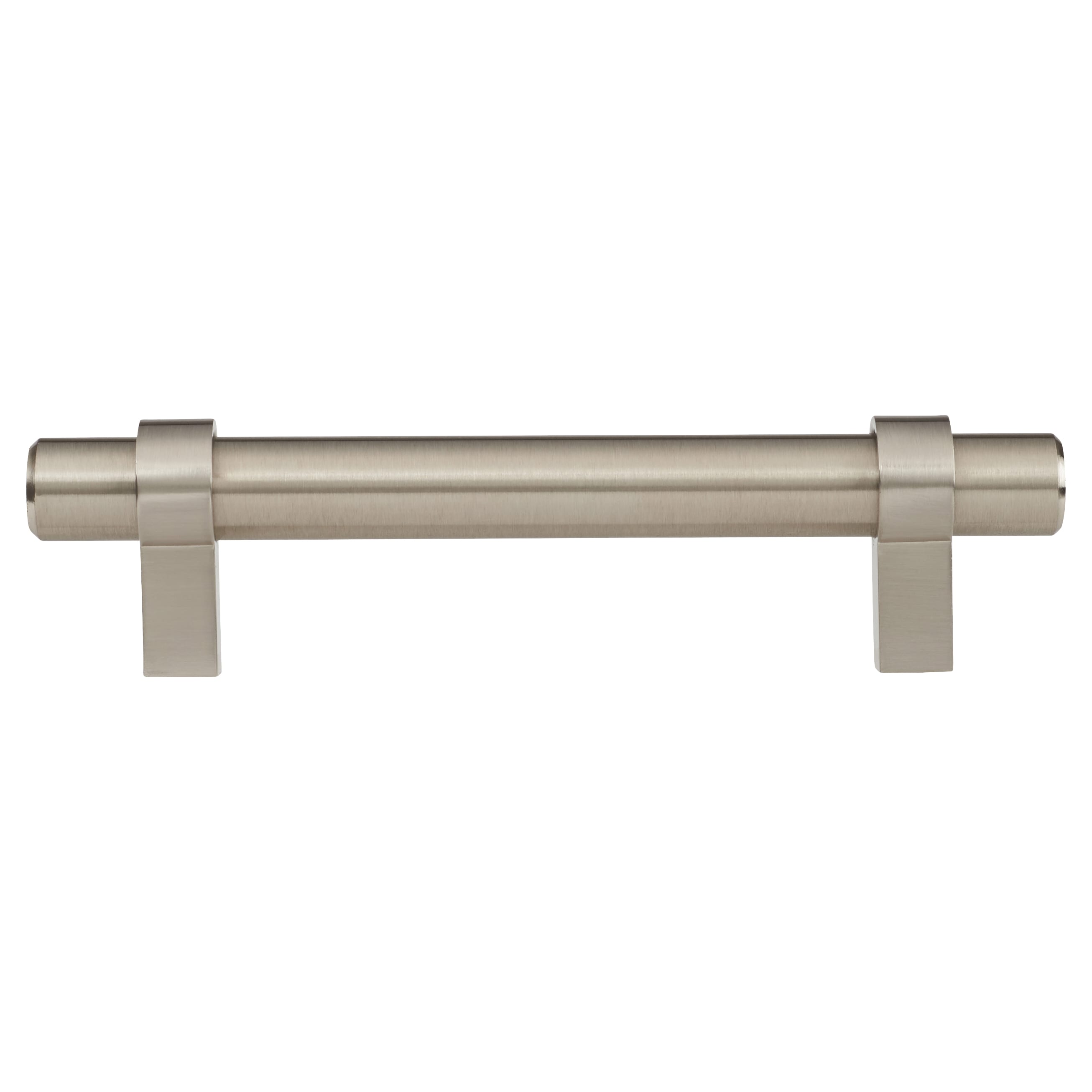 14mm Collared T-Bar Cabinet Pull Handle - 128mm Centres - Satin Stainless Steel - view 3
